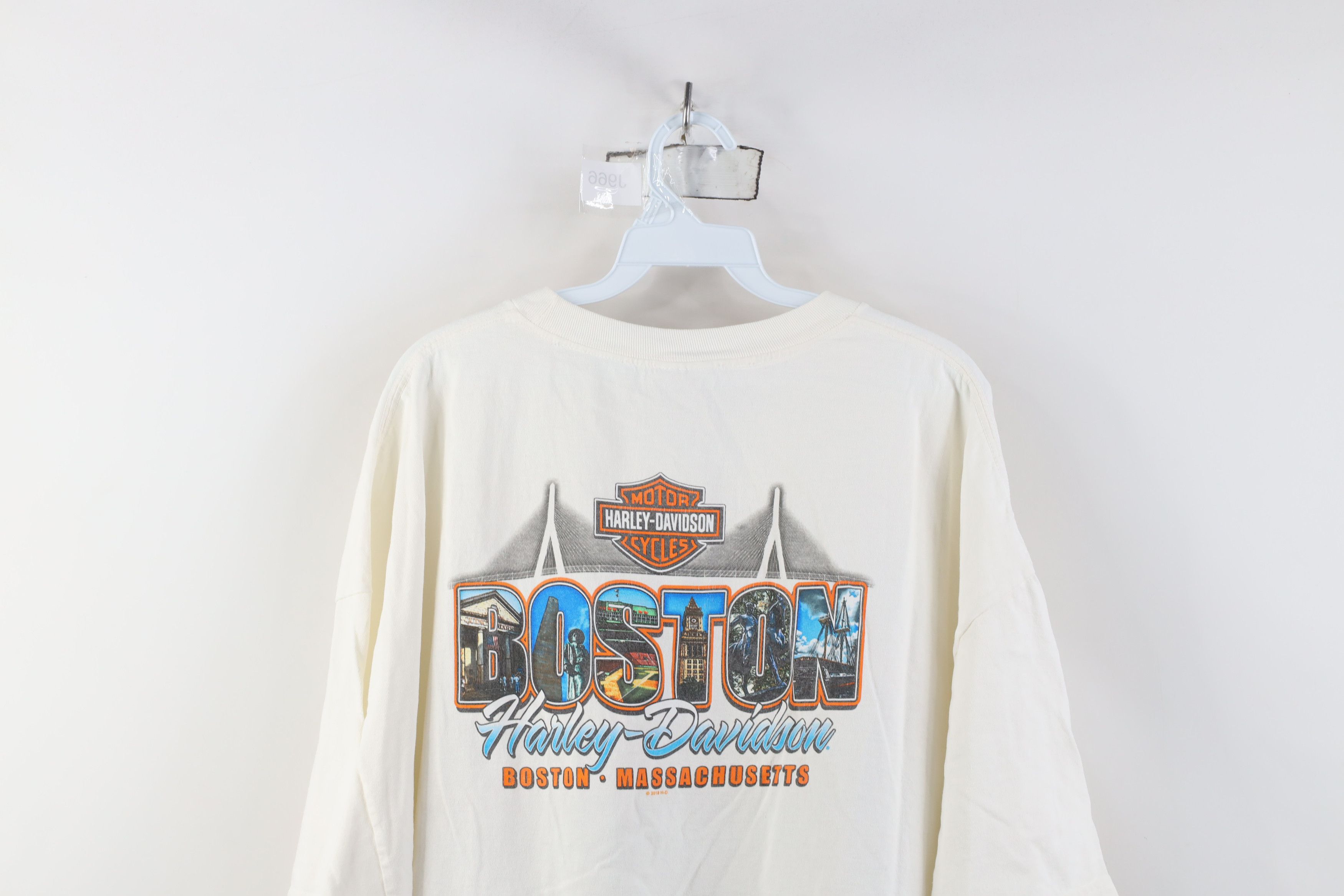 Harley Davidson Vintage Y2K Harley Davidson Big Boston Short Sleeve T-Shirt Size US XXL / EU 58 / 5 - 13 Thumbnail