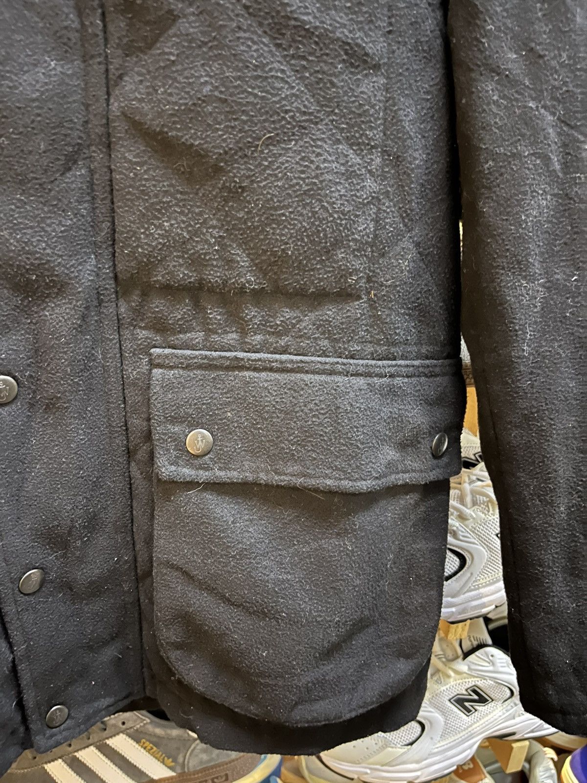 JW Anderson × Uniqlo × Vintage Uniqlo JW Anderson Fleece Jacket Black Size US M / EU 48-50 / 2 - 3 Thumbnail