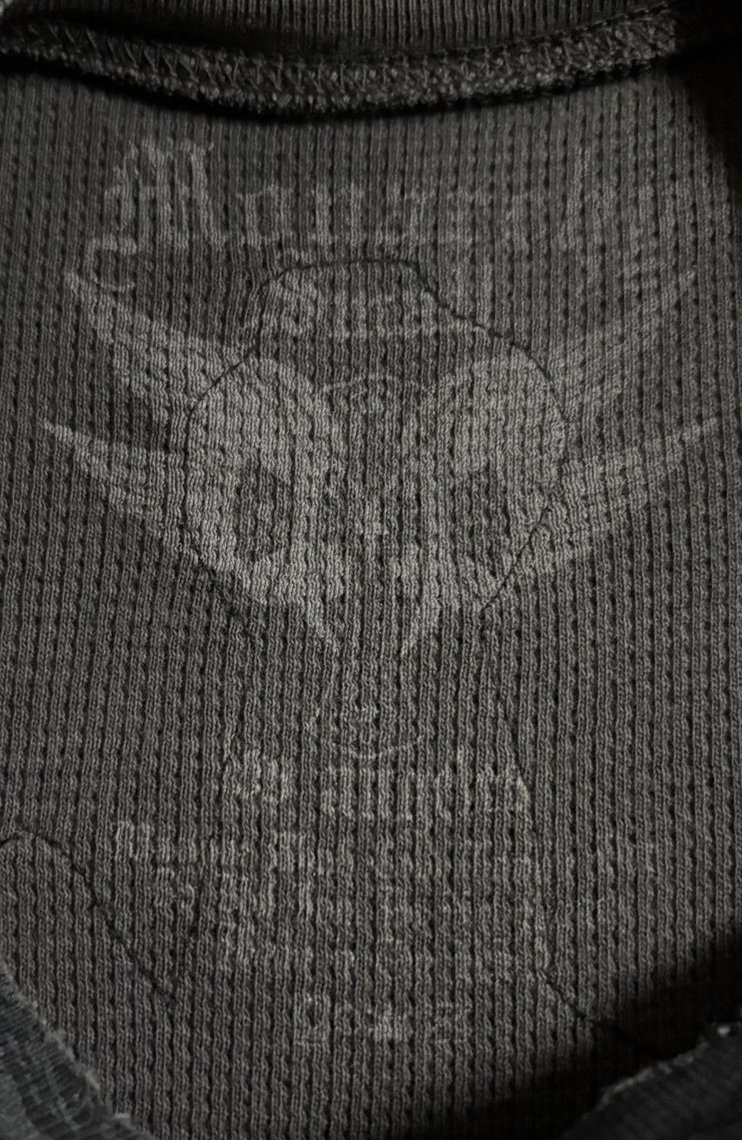 Affliction Monarchy Cross Skull Distressed Style Knit Long Sleeve Tee Size US M / EU 48-50 / 2 - 9 Thumbnail