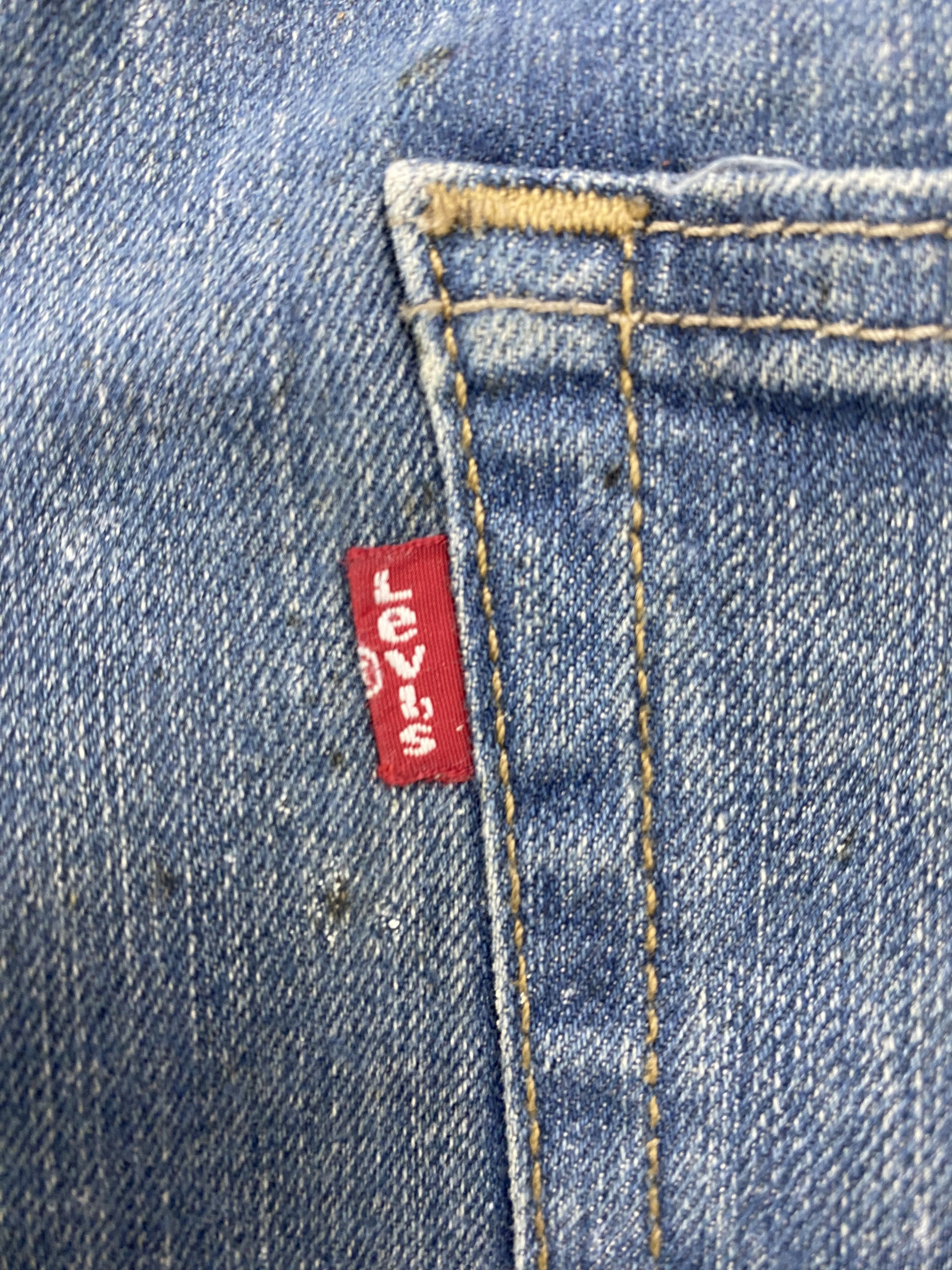 Levi's × Vintage Splatter Paint Vintage Levis 513 Denim Jeans Size US 36 / EU 52 - 6 Thumbnail