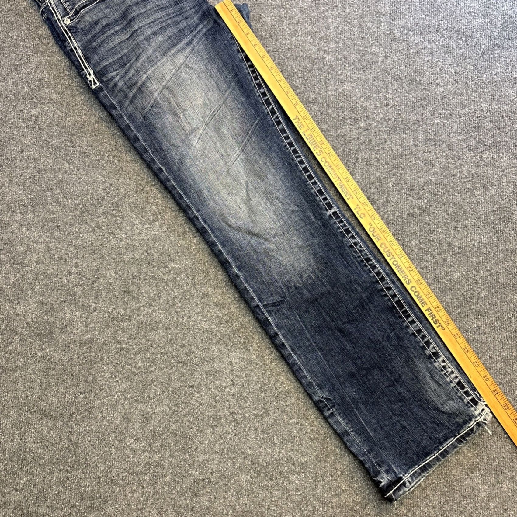 Buckle Black Buckle Black Jeans Mens 34x32 Blue Denim Cotton Straight Leg 5-Pocket Buckle Bke Regular Fit Jeans Size US 34 / EU 50 - 7 Thumbnail