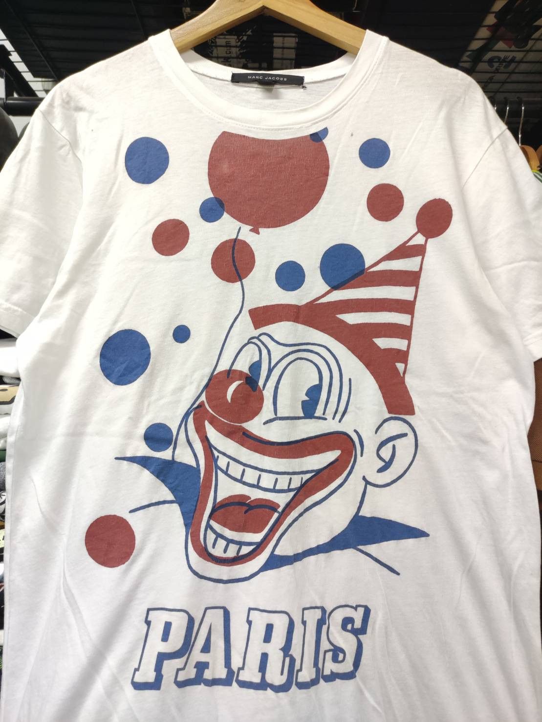 Marc Jacobs Rare! Marc Jacobs Paris Clown T-Shirt Size US M / EU 48-50 / 2 - 1 Thumbnail