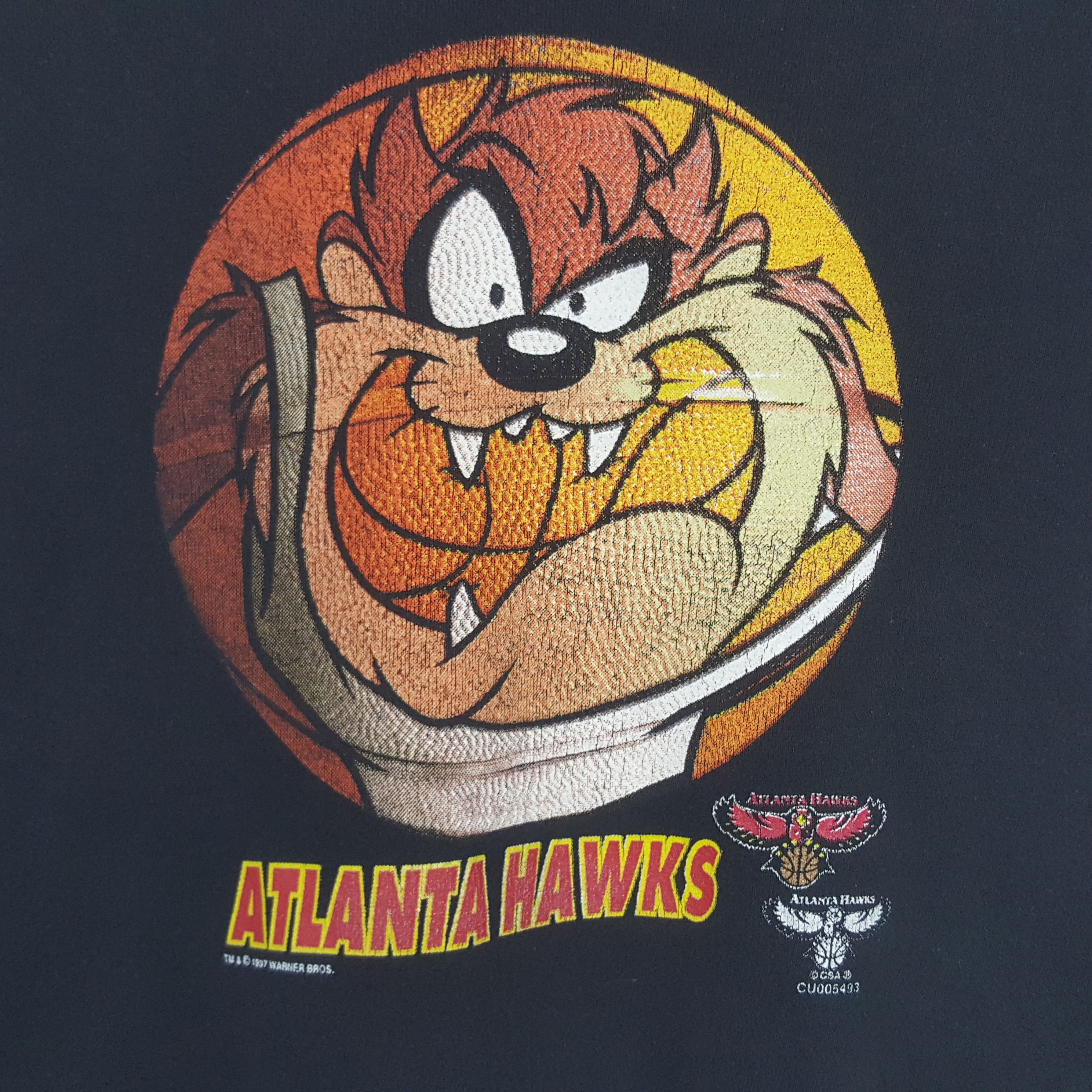 NBA Vintage Atlanta Hawks X Tasmania Devil Sweatshirt C290N23 Size US S / EU 44-46 / 1 - 2 Thumbnail