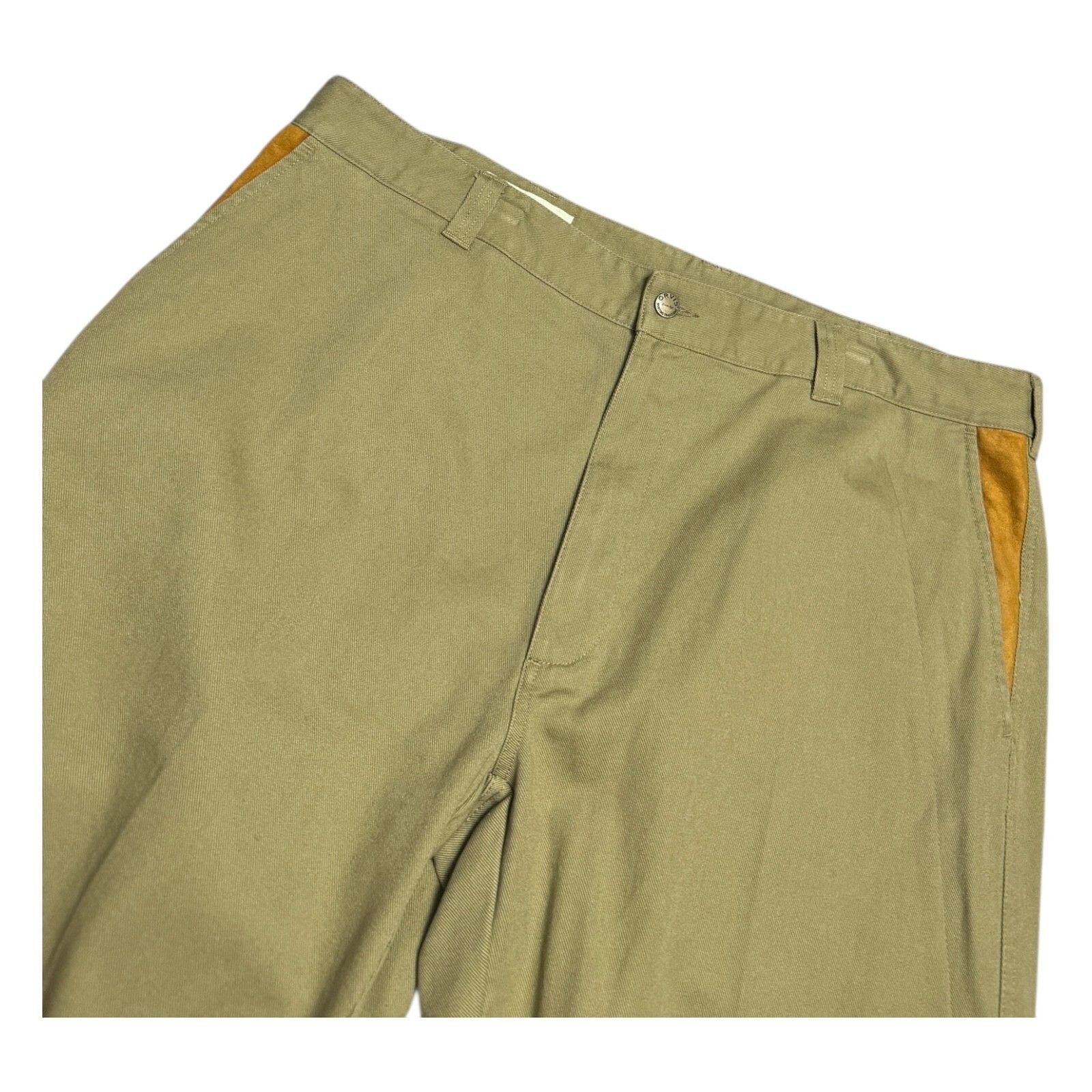 Orvis ORVIS Vintage Y2K Cotton Khaki Denim Pleated Pants XL Size US 40 / EU 56 - 7 Thumbnail