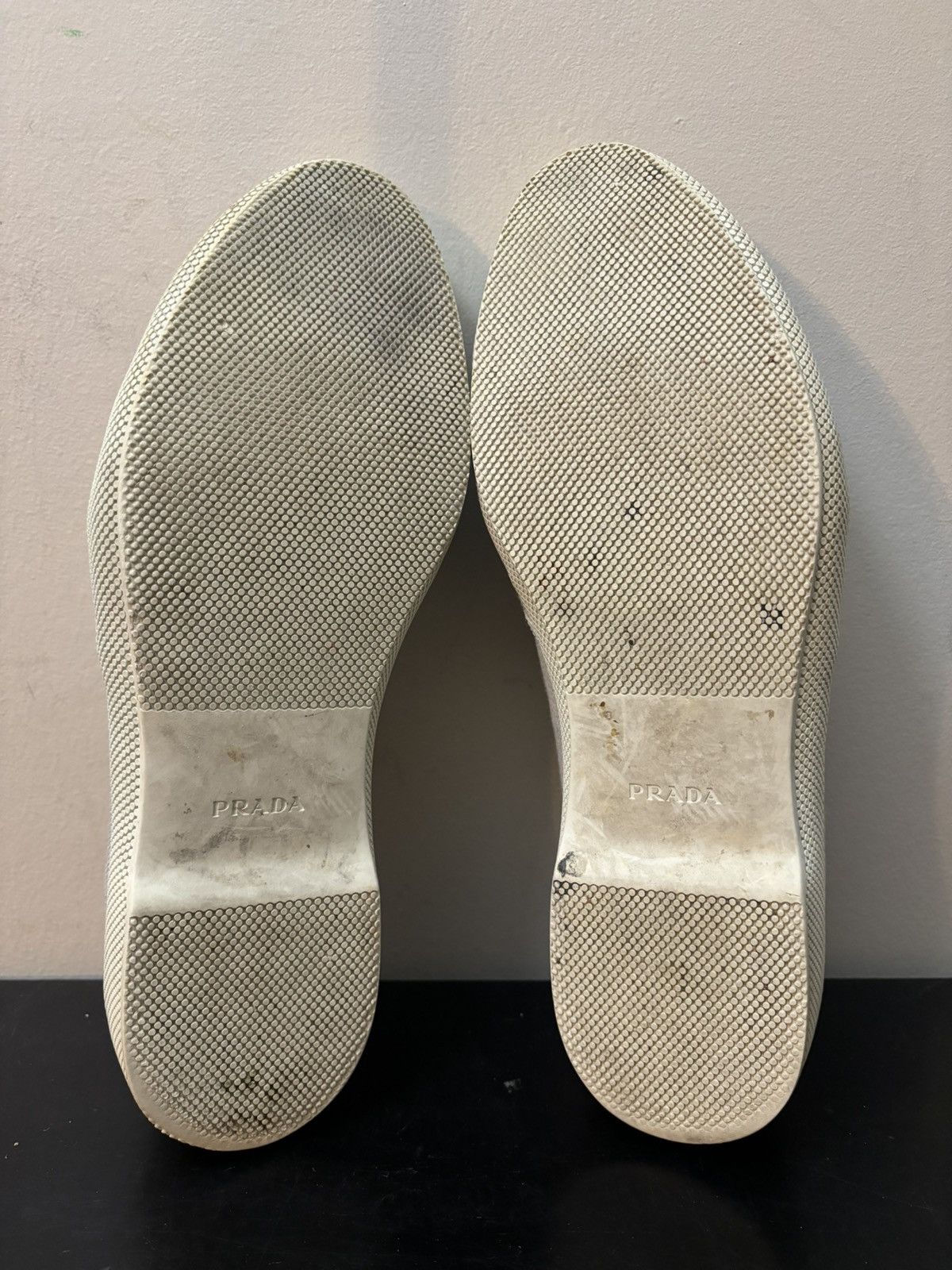 Prada Prada Slip On Denim Sneakers Grey White Size US 9 / EU 42 - 6 Thumbnail