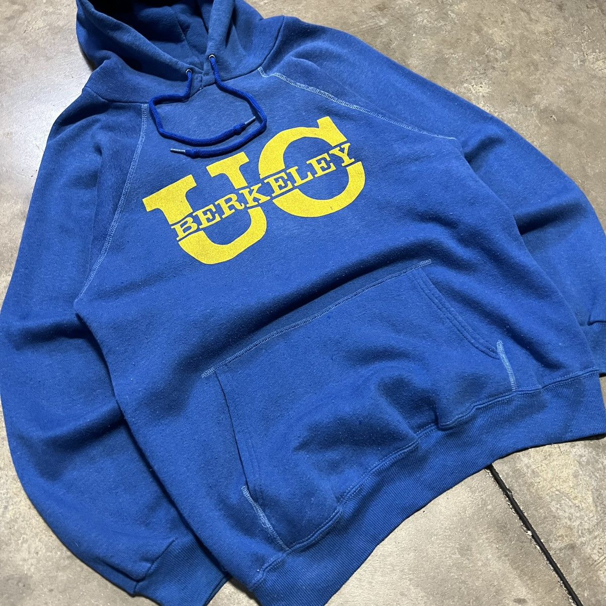 Vintage Vintage 80s UC Berkeley Hoodie Sweatshirt College Raglan USA Size US S / EU 44-46 / 1 - 2 Thumbnail