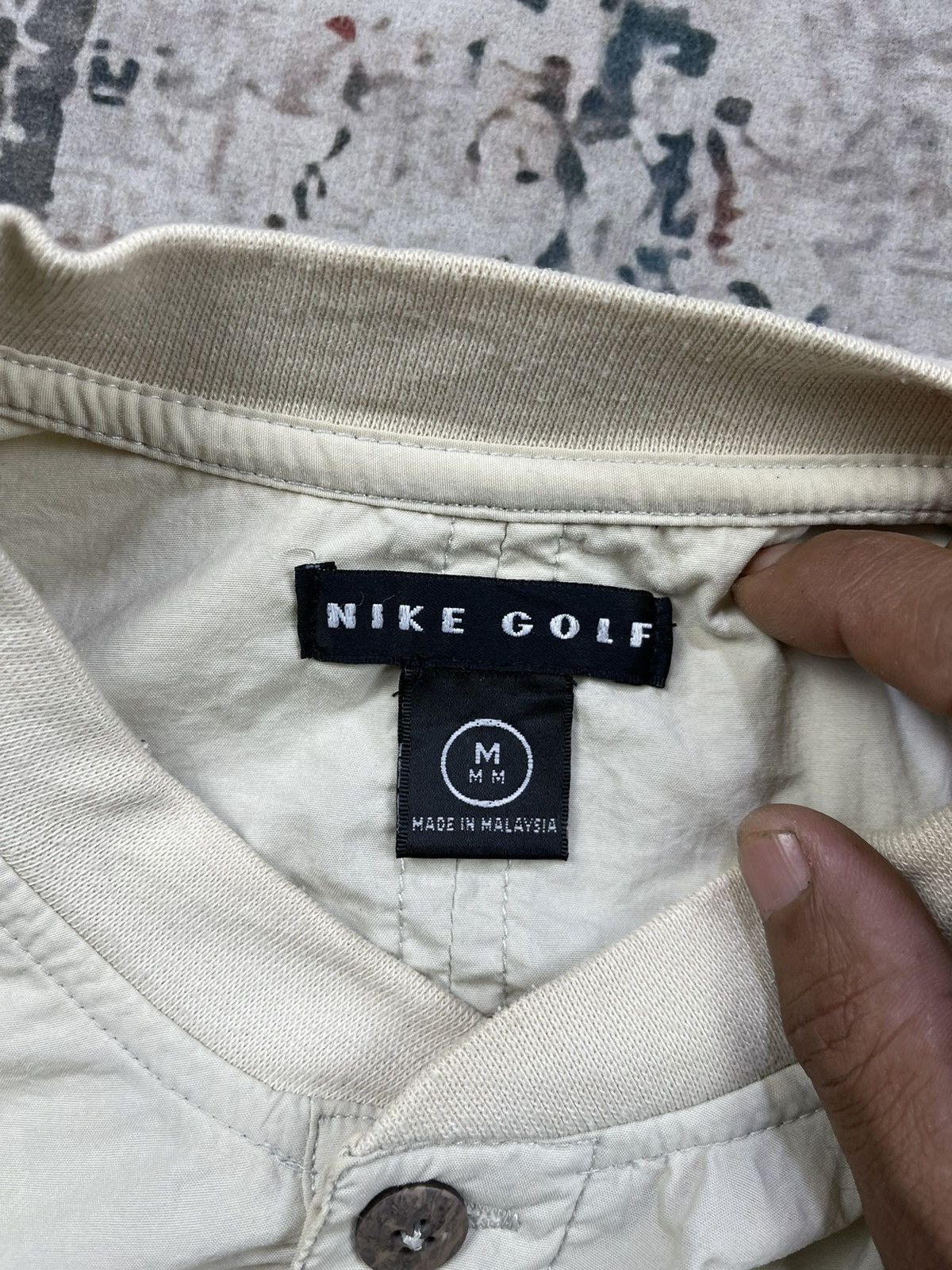 Nike Vintage Nike Golf Swoosh Nylon Pullover Size US M / EU 48-50 / 2 - 12 Thumbnail