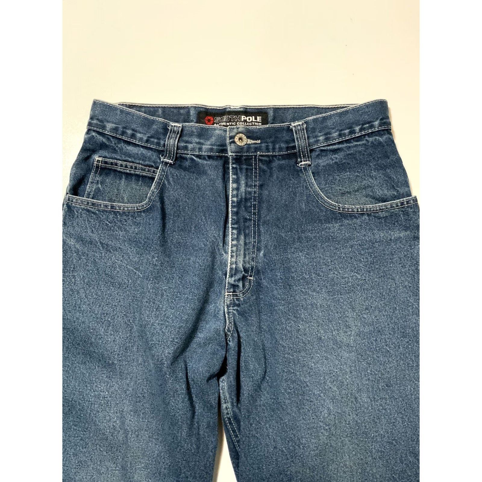 Southpole VINTAGE Southpole Denim Jean Shorts Baggy Hip Hop Y2K 2000s Sz.34 Men Blue Shorts Mens Jeans Baggy 34 Inseam 13.5 Outseam 25 Size US 34 / EU 50 - 6 Thumbnail
