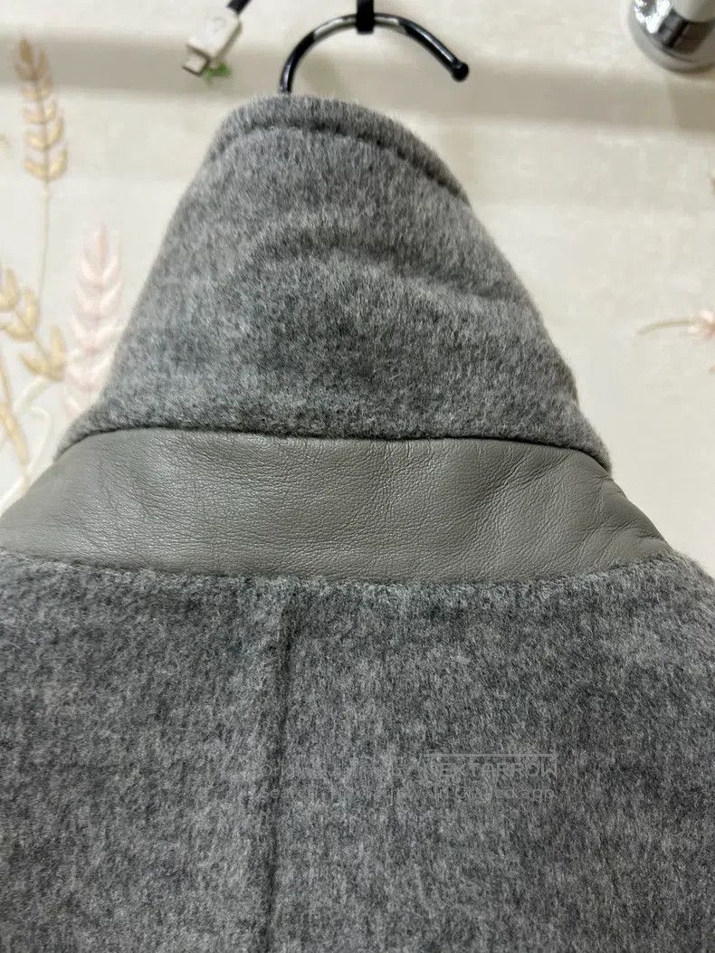 Loro Piana LORO PIANA High-end Gray Double-sided Cashmere Coat Size S / US 4 / IT 40 - 9 Thumbnail