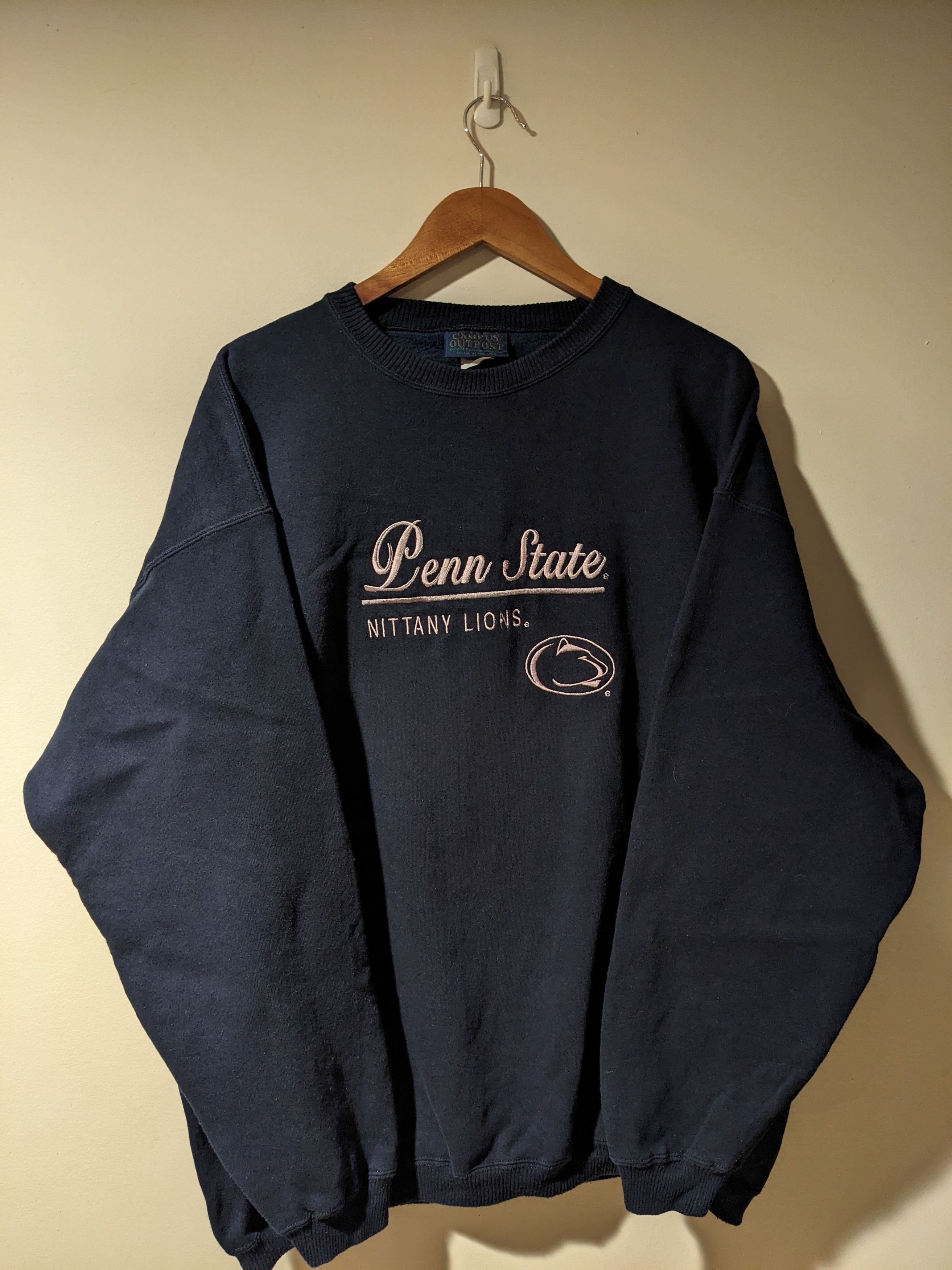 NCAA Vintage 90s Penn State Nittany Lion College Sweatshirt Size US XL / EU 56 / 4 - 1 Thumbnail