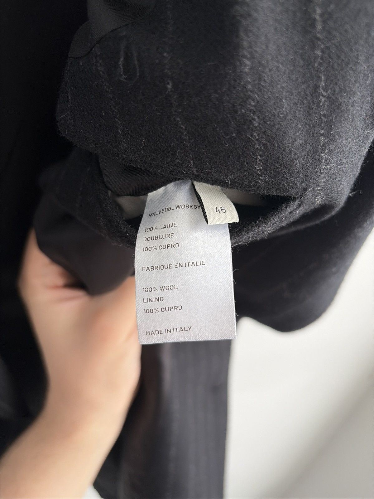 HUSBANDS Husbands Paris - Pinstripe Grey Double Breasted Jacket, 46 Size 36R - 8 Thumbnail