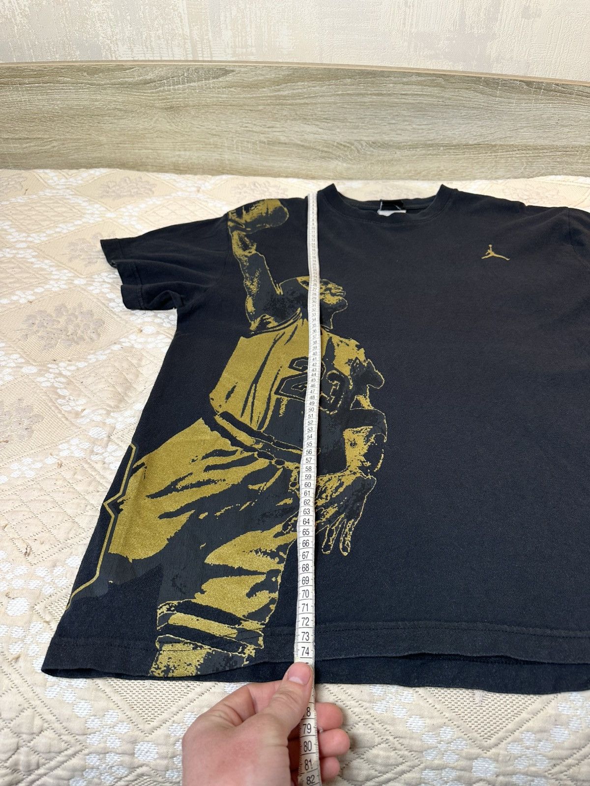 Jordan Brand 🔥 90s Vintage Nike Air Jordan Big Logo T Shirt NBA Size US XL / EU 56 / 4 - 9 Thumbnail