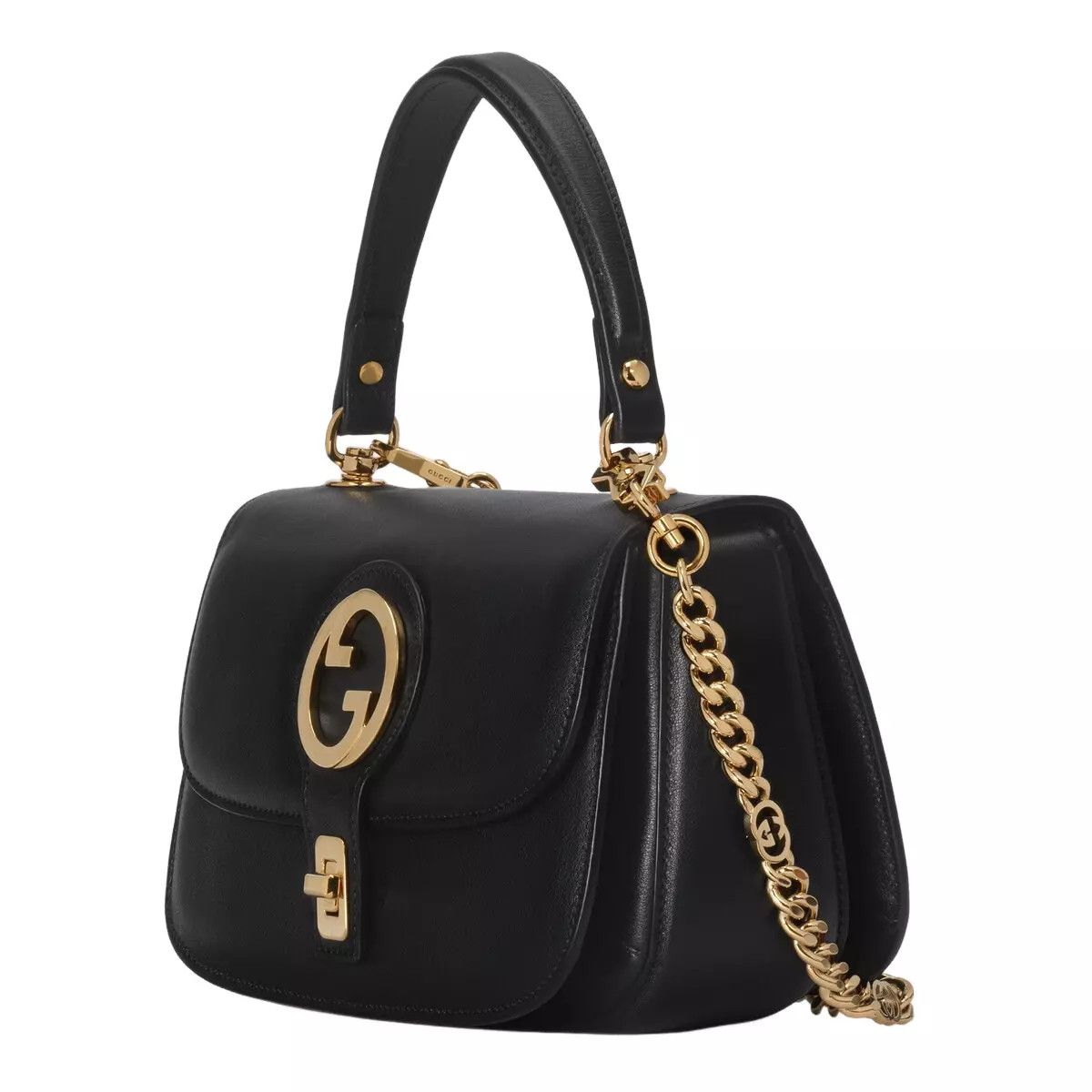 Gucci GUCCI Blondie Small Black Leather Top Handle Authentic Size ONE SIZE - 2 Thumbnail