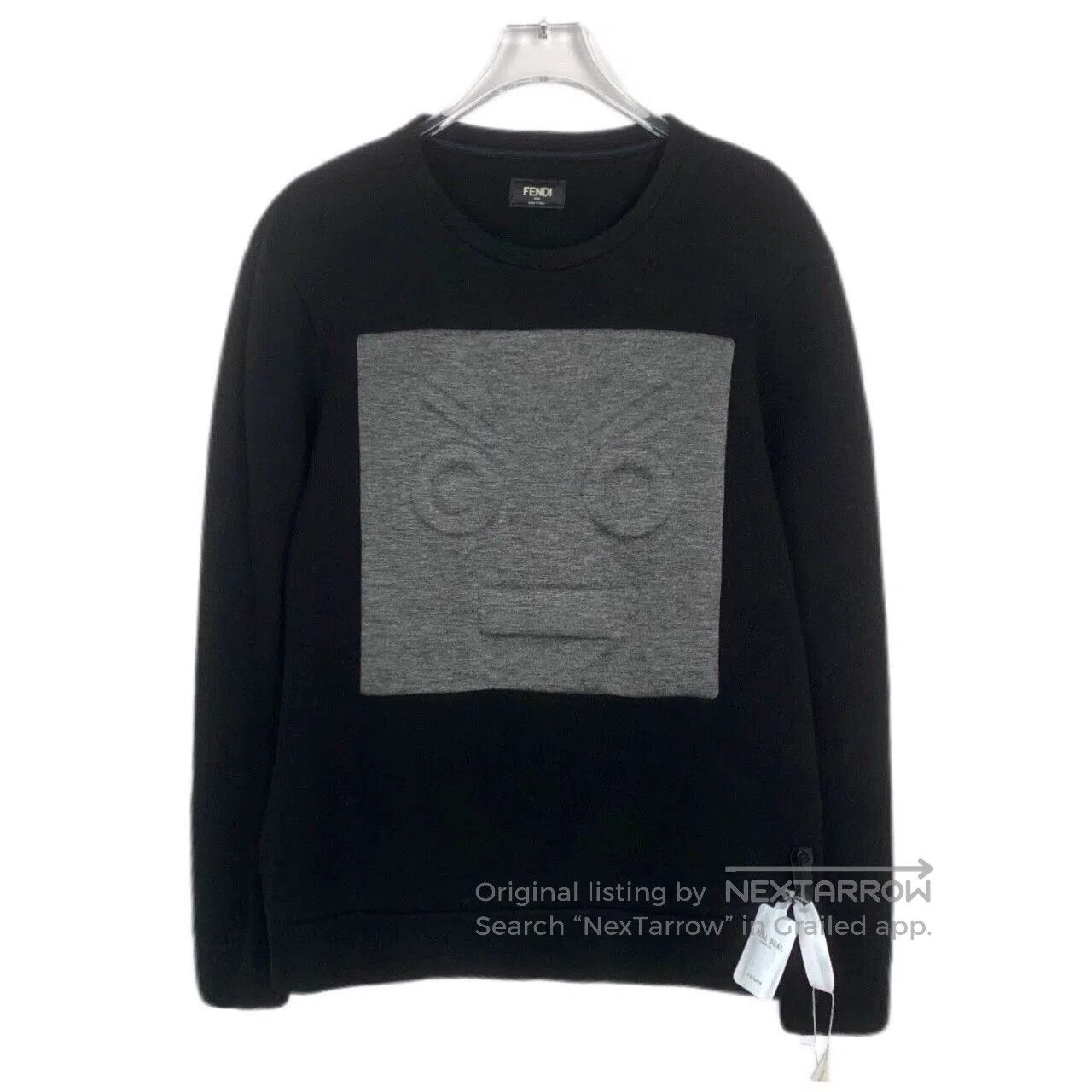 Fendi fendi relief robot pattern crewneck sweatshirt. Size US L / EU 52-54 / 3 - 1 Thumbnail