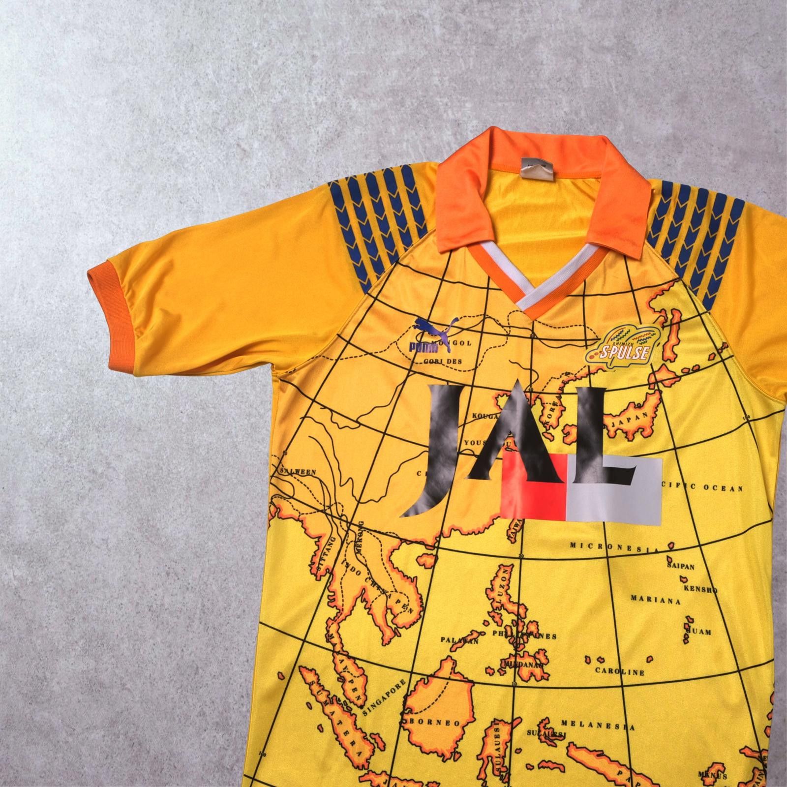Puma 1992/93 Shimizu S-Pulse Home Shirt Puma J-League (S/M) Size US M / EU 48-50 / 2 - 3 Thumbnail