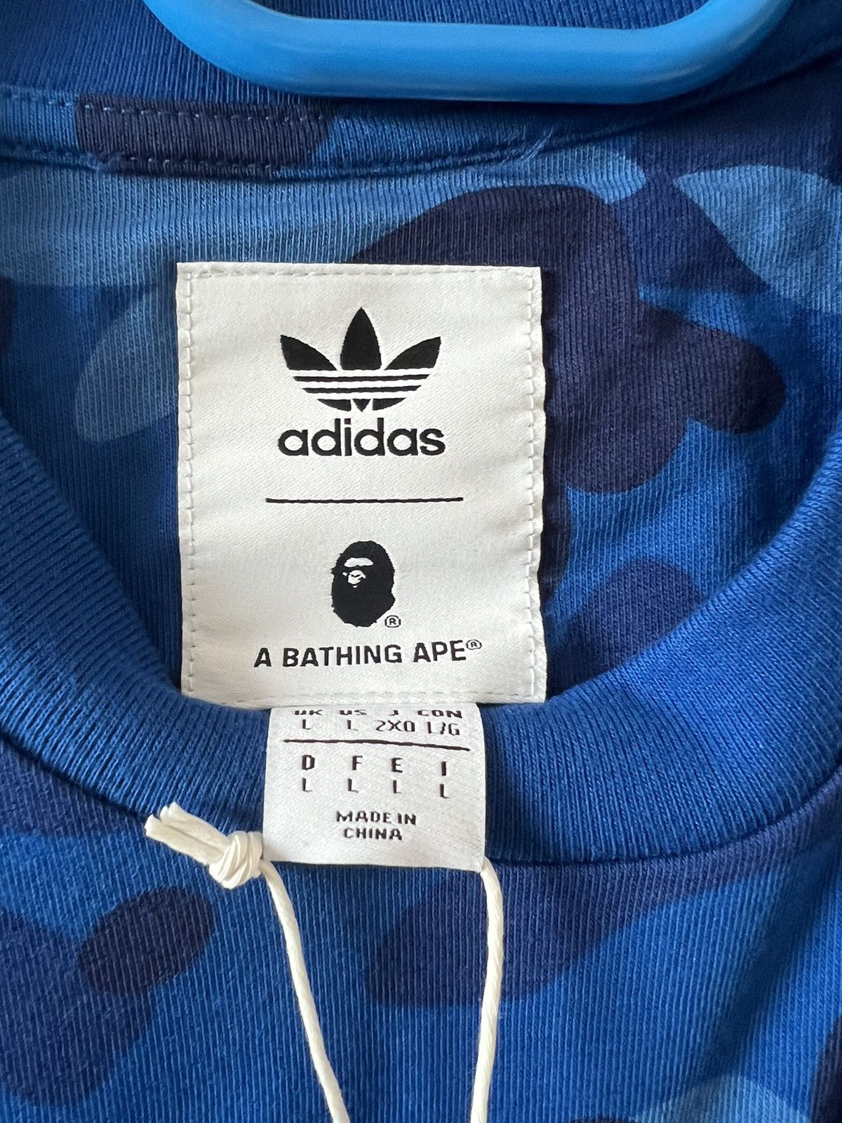 Adidas × Bape Bape x Adidas Adicolor Track Top Size US L / EU 52-54 / 3 - 6 Thumbnail