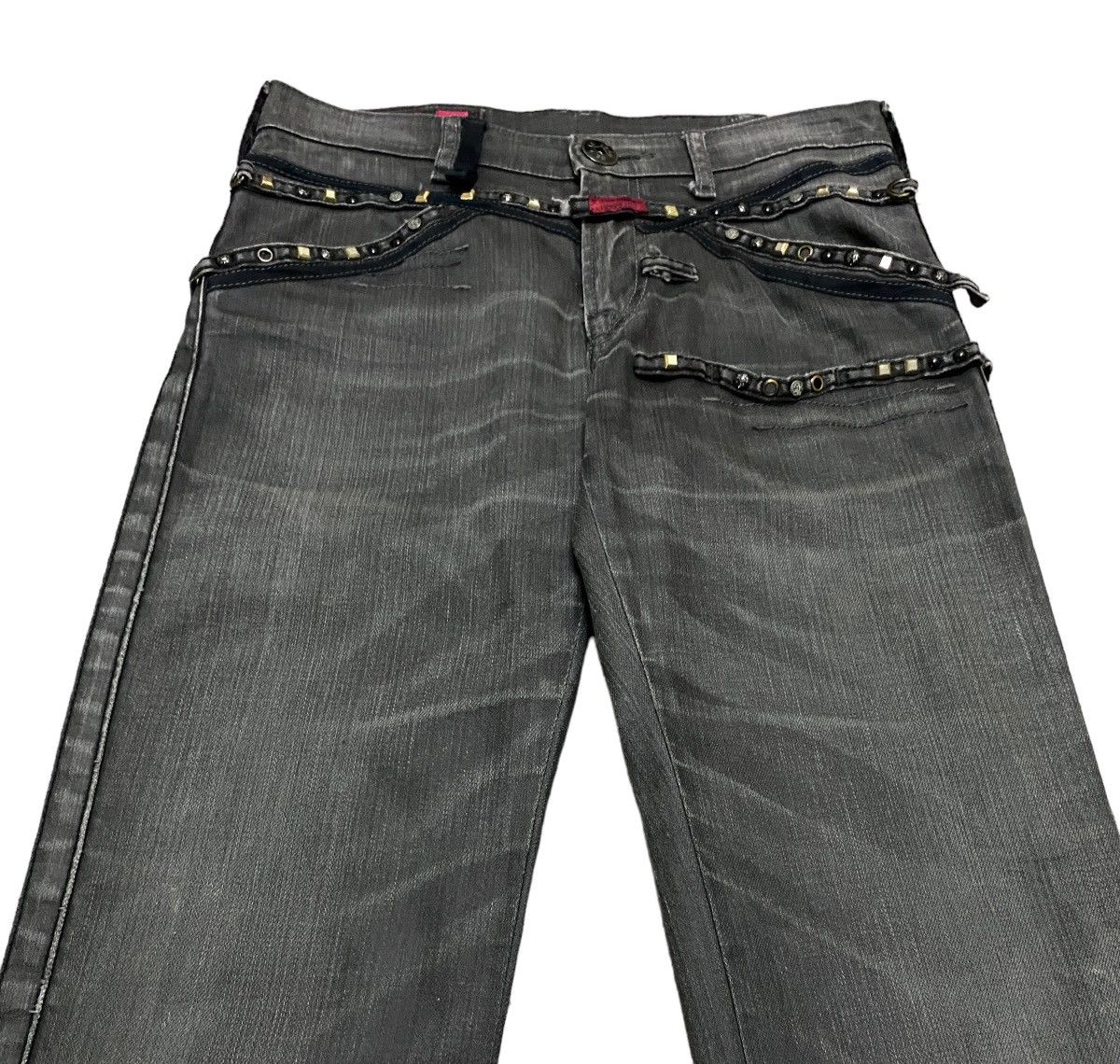 14th Addiction Rare Design Vintage Marithe Francois Girbaud Jeans 1990s Size US 30 / EU 46 - 3 Thumbnail