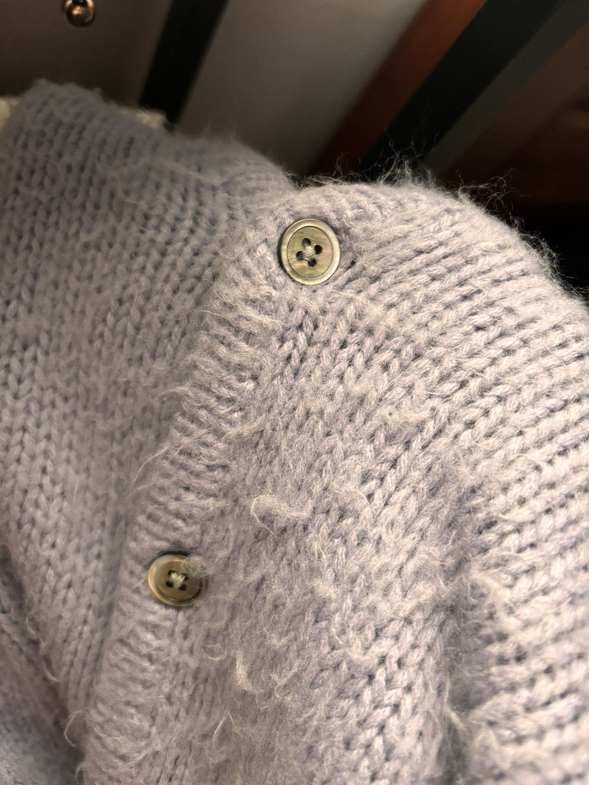 Stussy Stussy Brushed Cardigan ‘Lavender’ Size US M / EU 48-50 / 2 - 6 Thumbnail