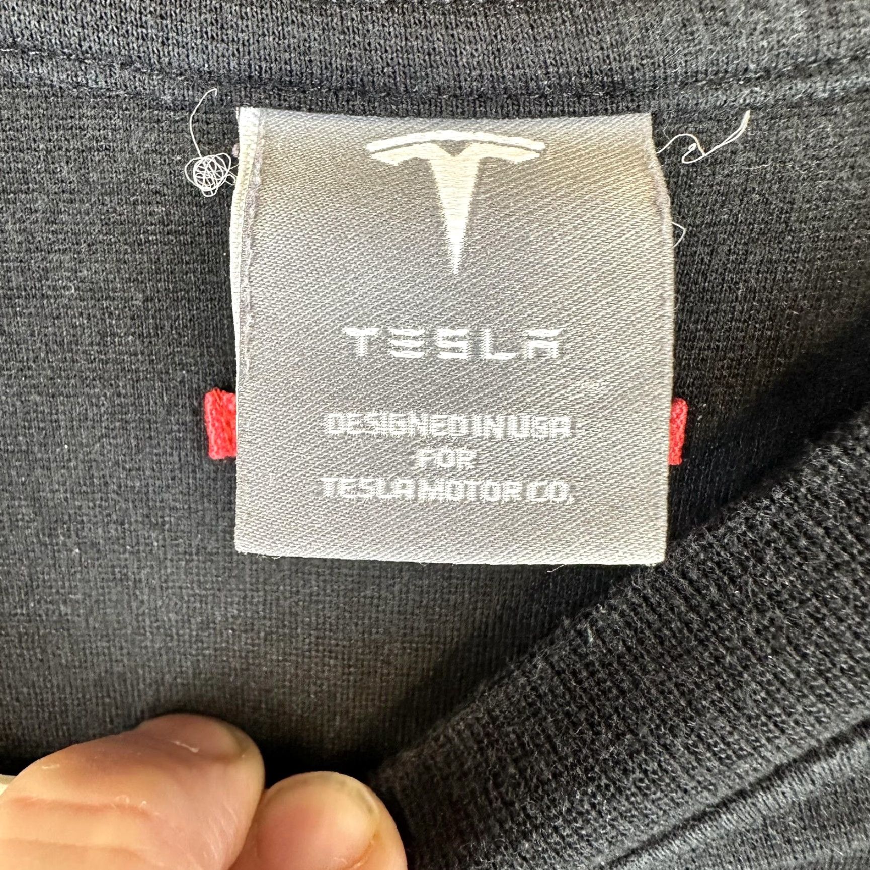 Logo 7 Tesla Sweater Mens Large Black Crewneck Pullover Logo Long Sleeve Casual Top Size US M / EU 48-50 / 2 - 4 Thumbnail