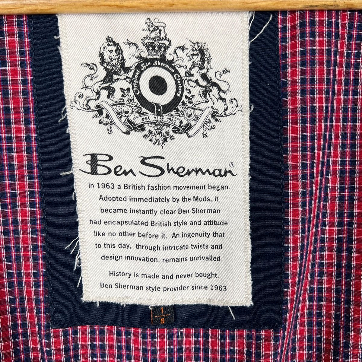 Ben Sherman 🔥 Ben Sherman G9 Casual Bomber Jacket Size US S / EU 44-46 / 1 - 9 Thumbnail