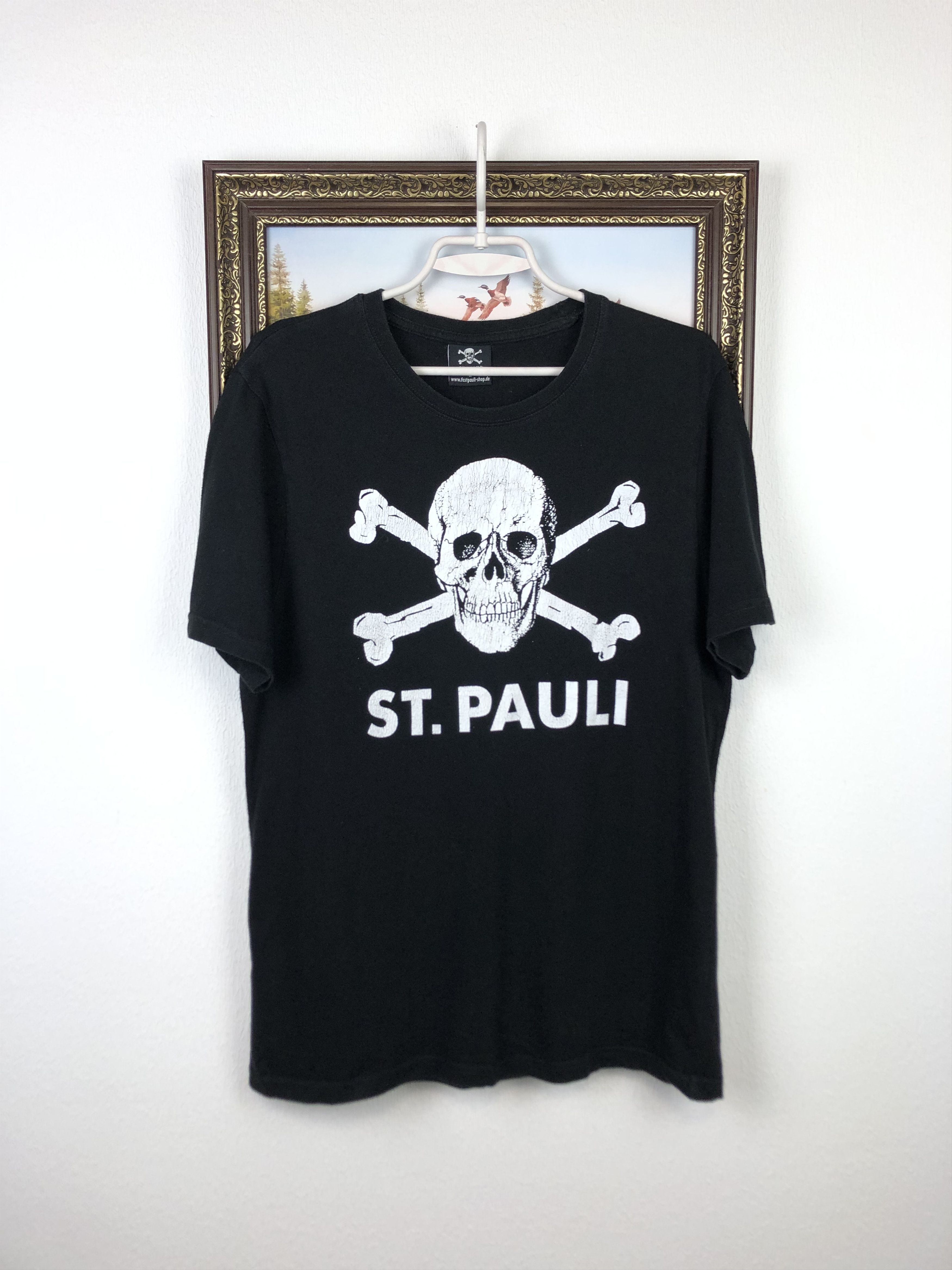 Vintage St. Pauli Skull Shirt Football Jersey Soccer Tee Over Print Size US M / EU 48-50 / 2 - 1 Thumbnail