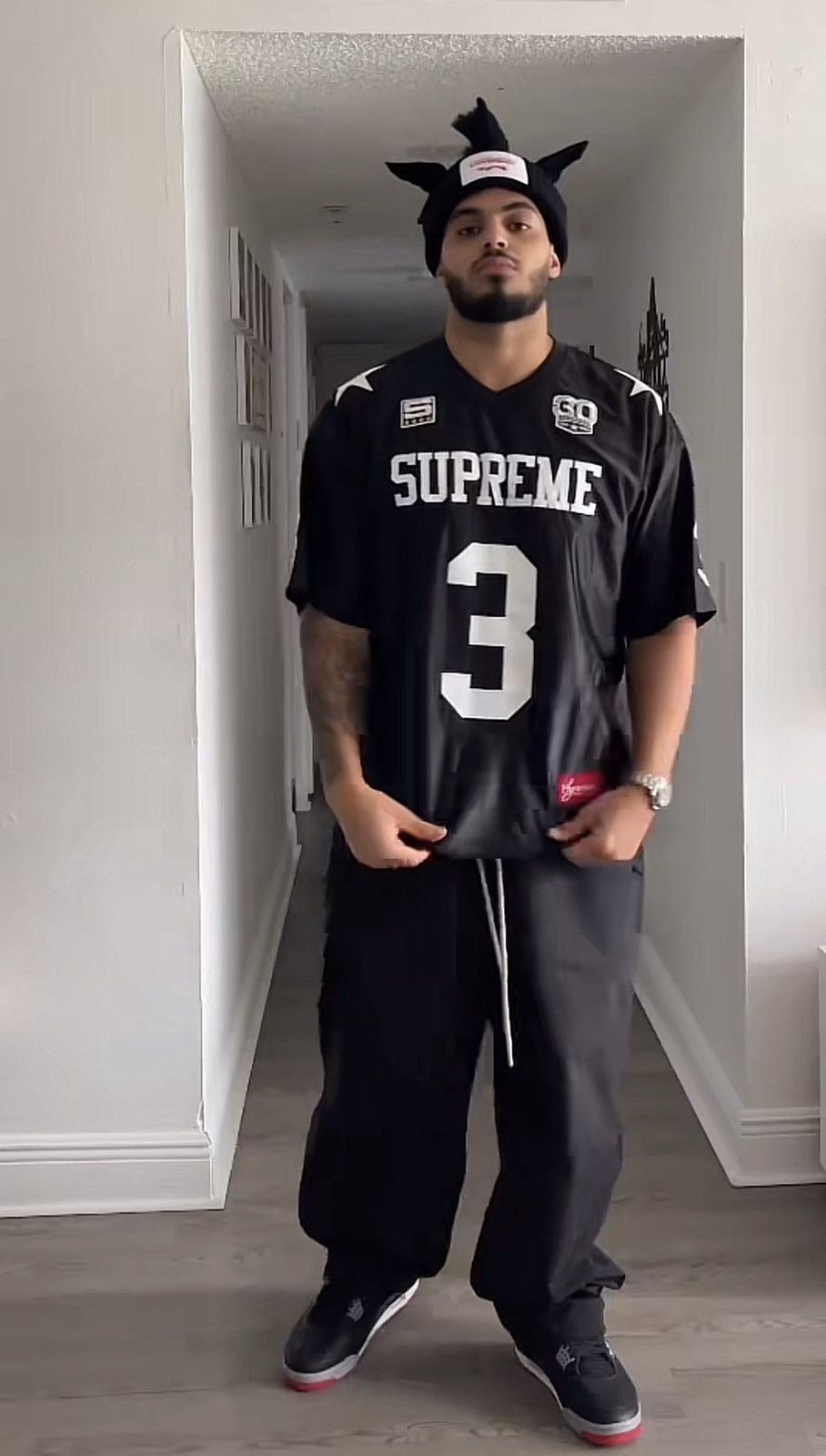 Supreme Supreme Star Football Jersey FW24 Size US L / EU 52-54 / 3 - 16 Thumbnail