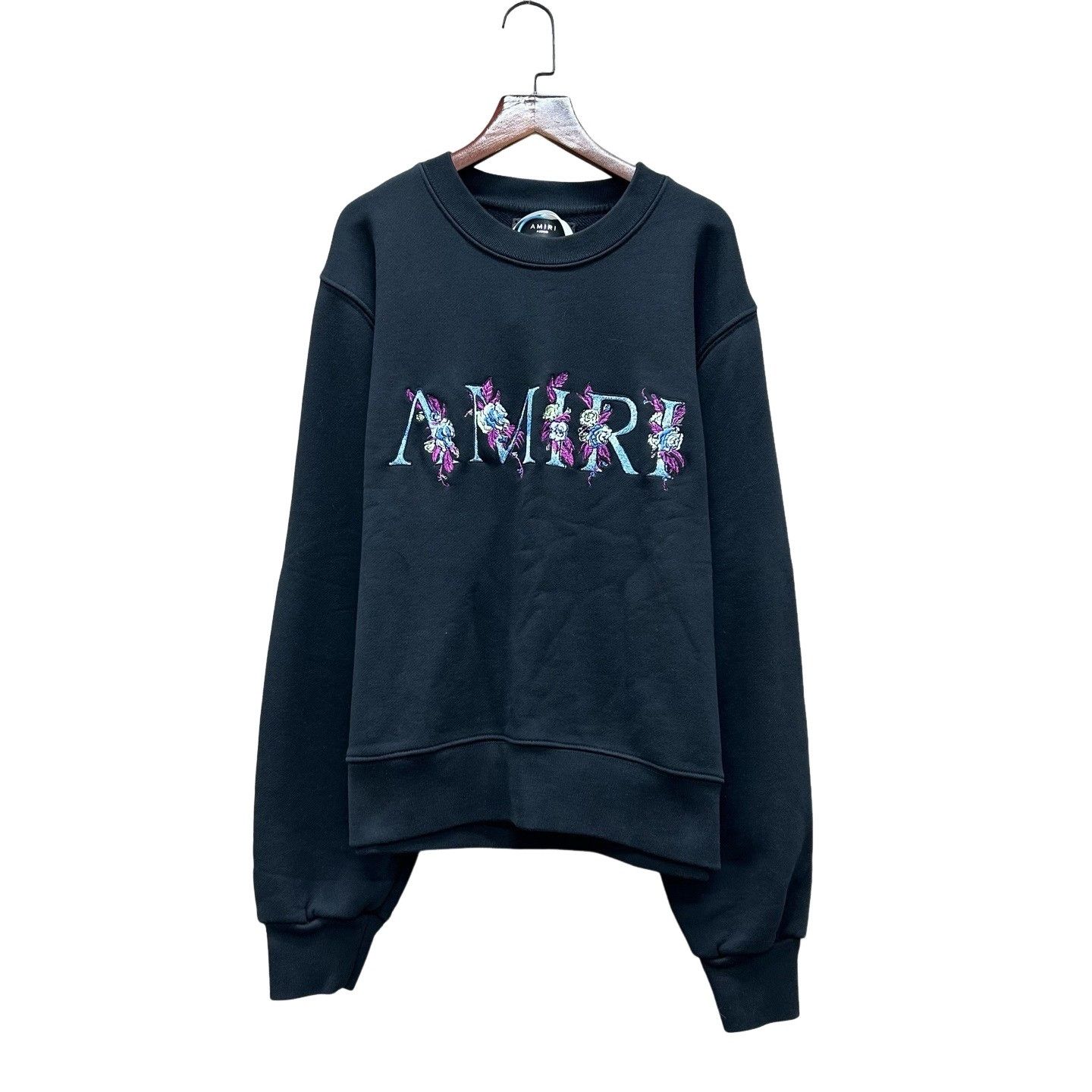 Amiri AMIRI POISON HOODIE BLUE/BLACK SIZE M NWT | Grailed