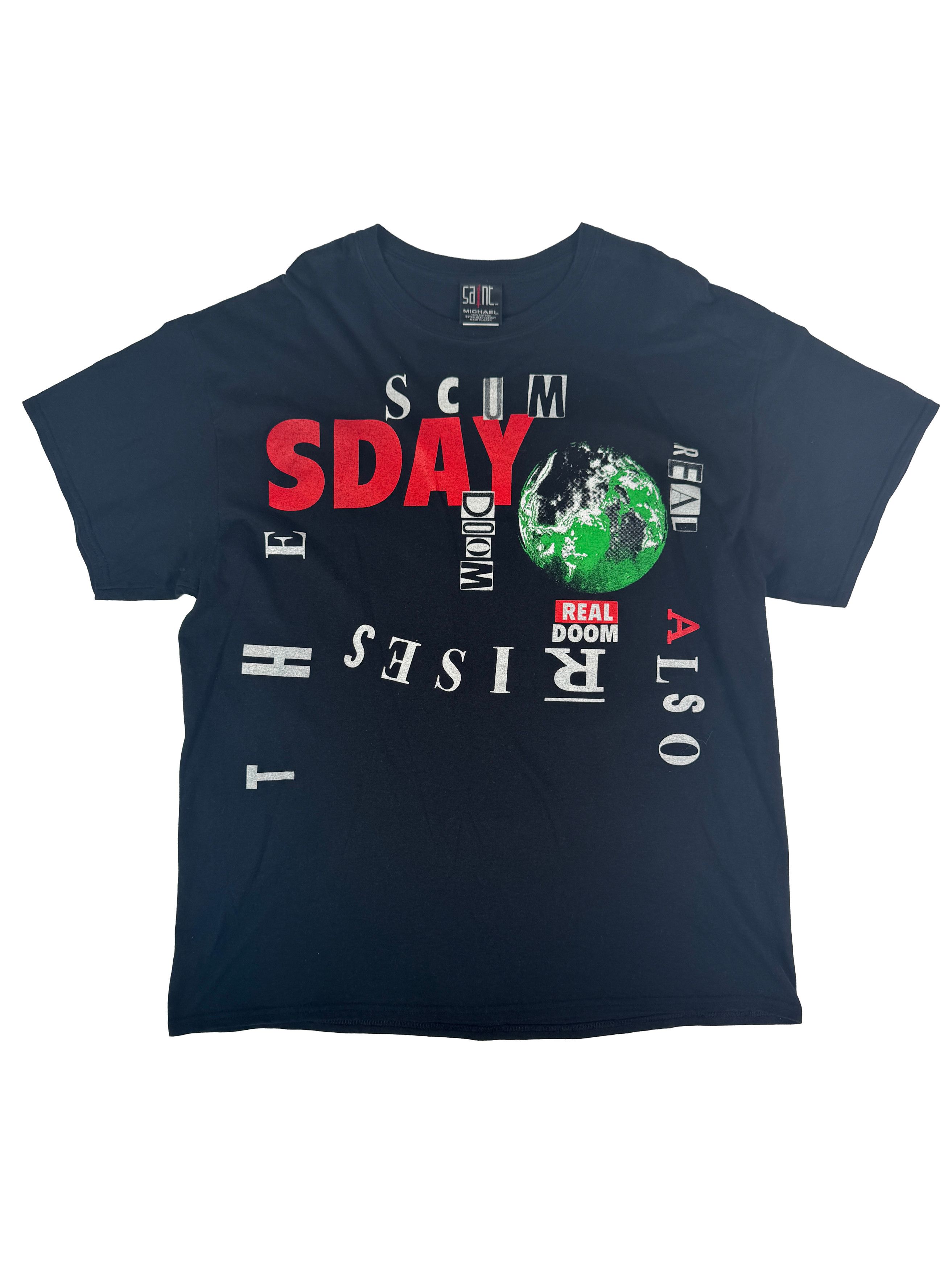 Saint Michael SAINT MICHAEL Sunday Print T Shirt Size US L / EU 52-54 / 3 - 8 Thumbnail