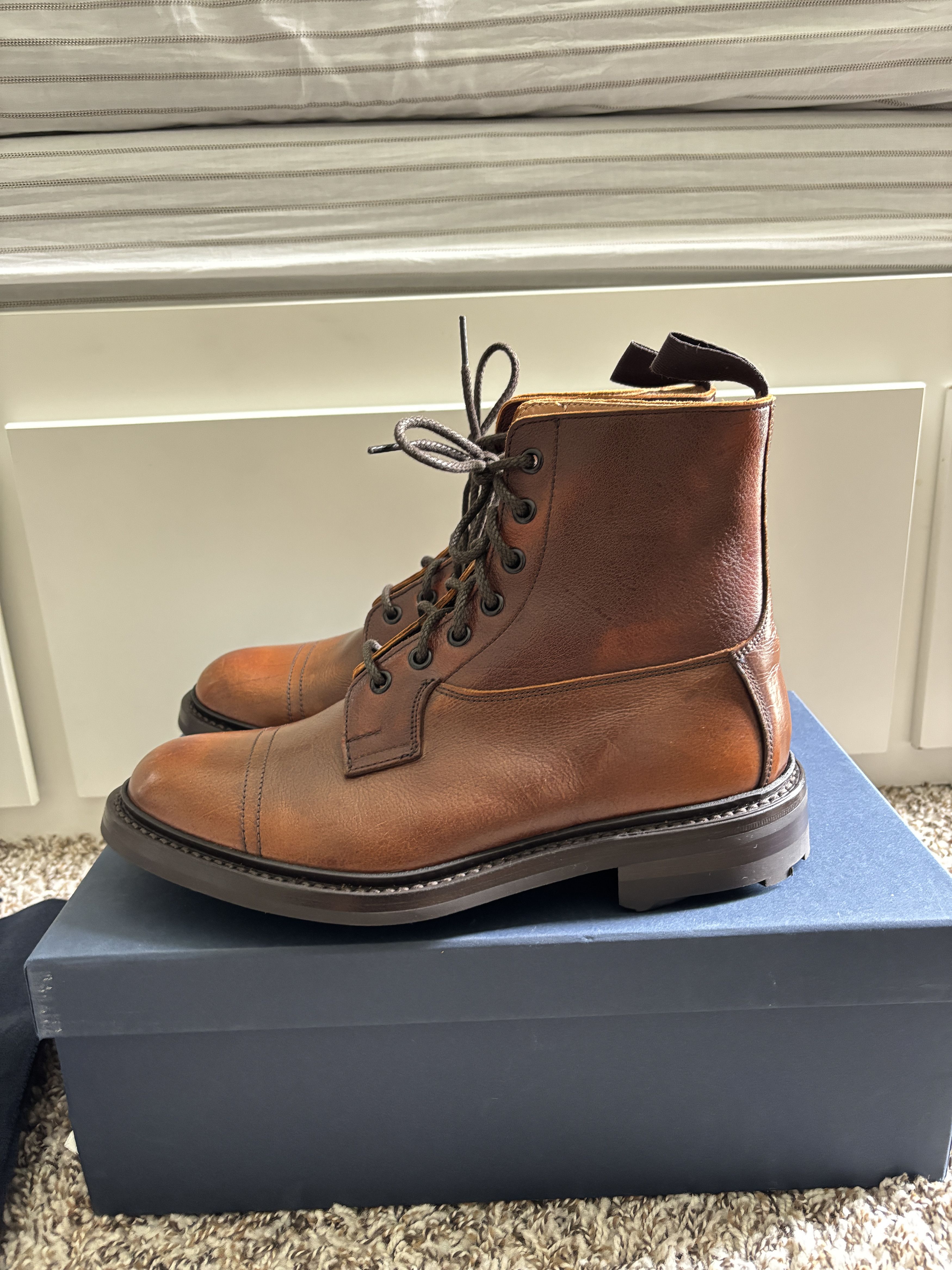 Tricker's Trickers Grassmere Country Boot - Caramel Kudu - Size 7 Size US 8 / EU 41 - 7 Thumbnail