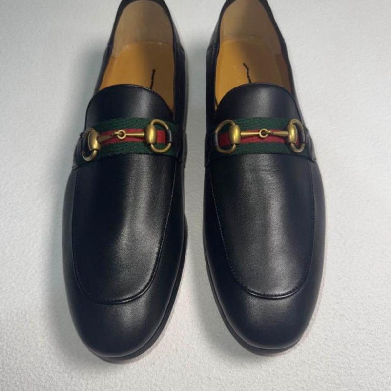 Gucci Gucci Leather Horsebit Loafers for Men - Size US 8.5 / EU 41-42 - 2 Thumbnail