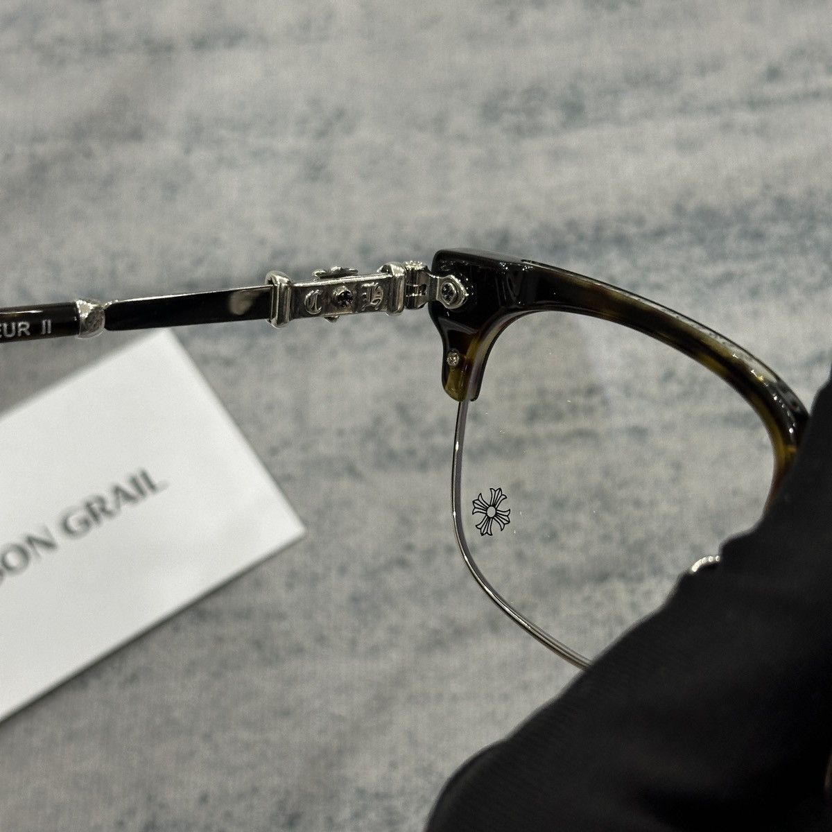Chrome Hearts CHROME HEARTS BONENNOISSEUR II EYEGLASSES Size ONE SIZE - 7 Thumbnail