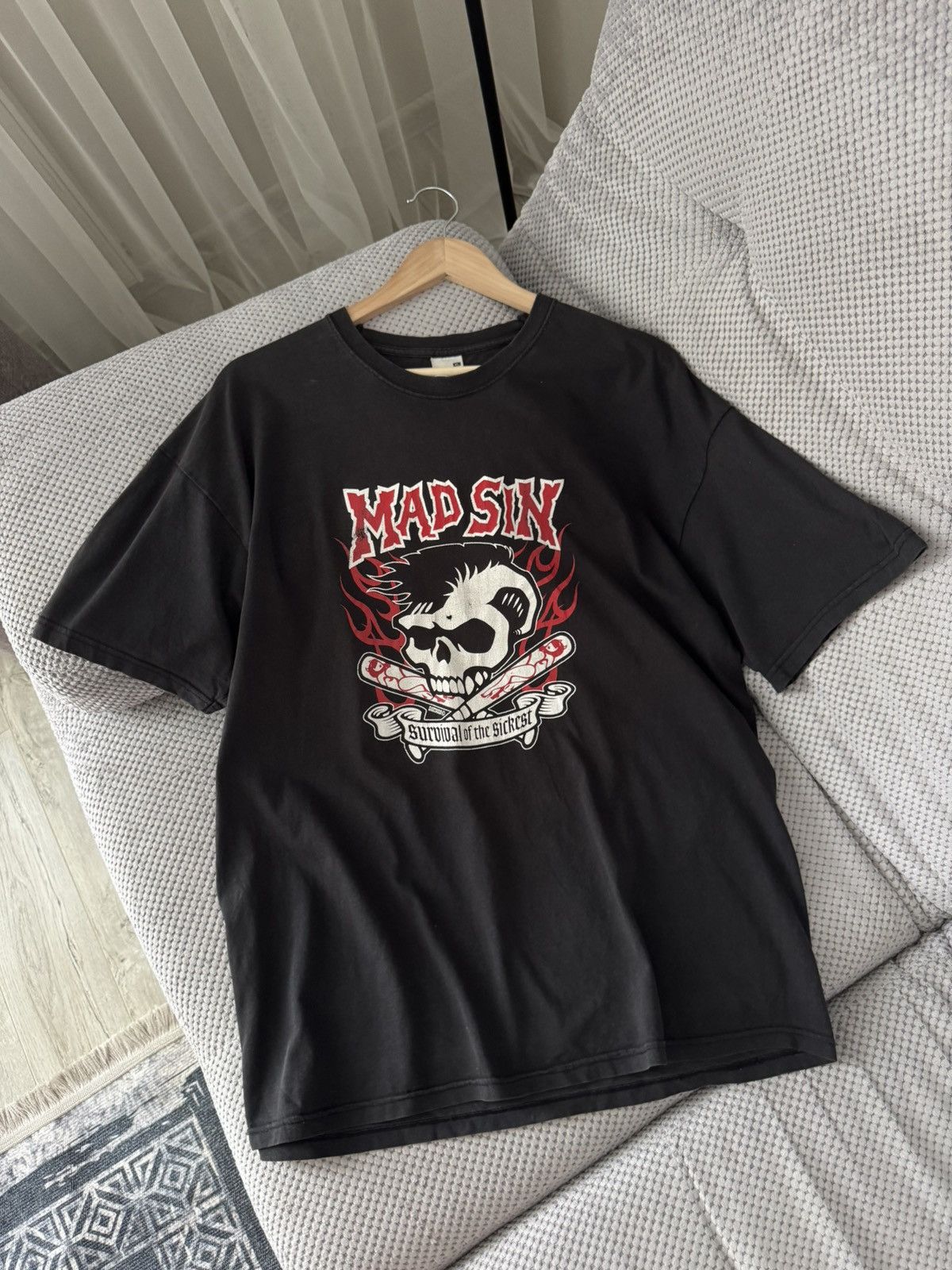 Band Tees Mad Sin Vintage Survival of the Sickets Rock Punk Band Tee Size US XL / EU 56 / 4 - 1 Thumbnail