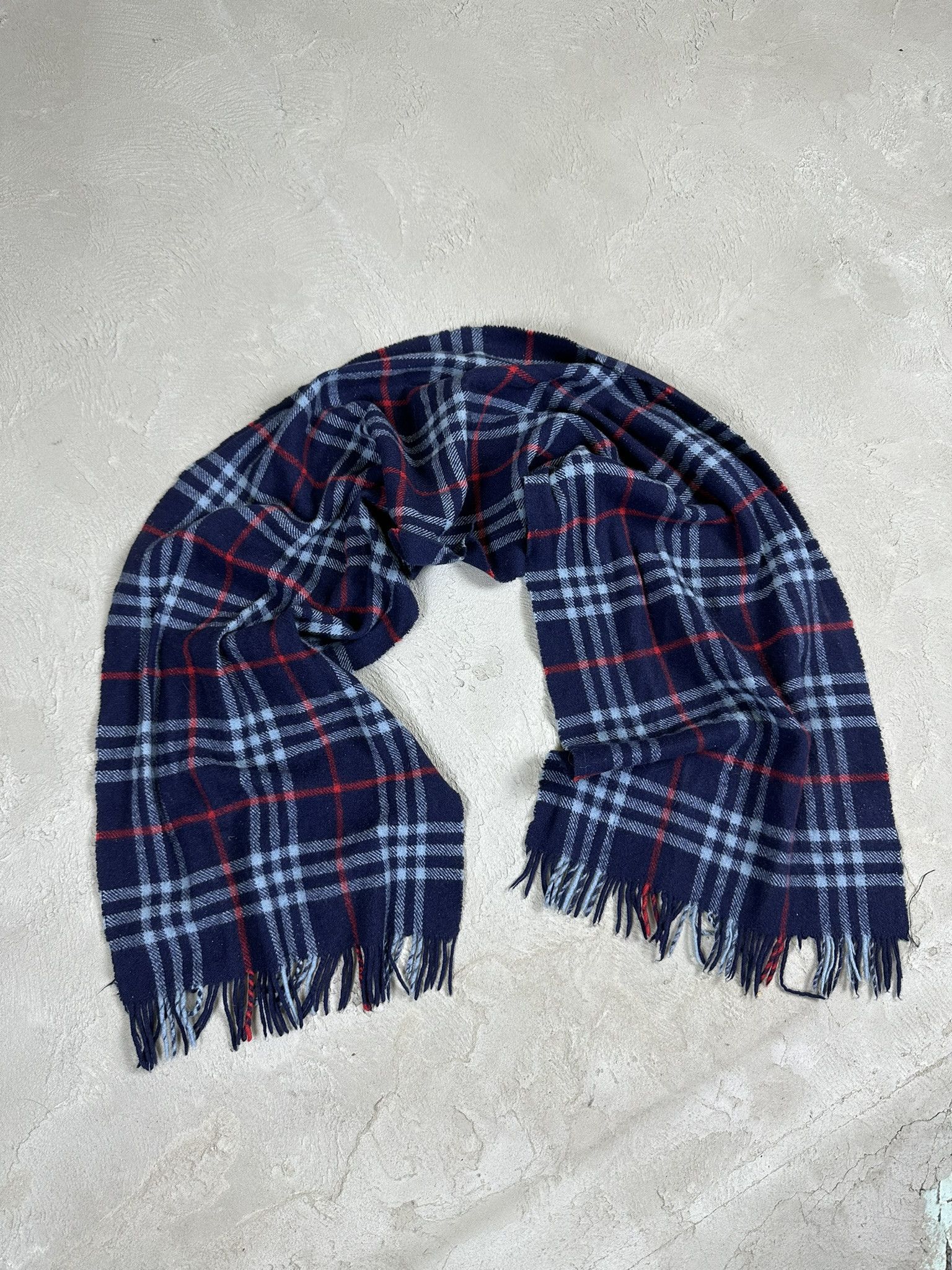 Burberry Vintage Burberrys Cashmere Novacheck Scarf Size ONE SIZE - 5 Thumbnail