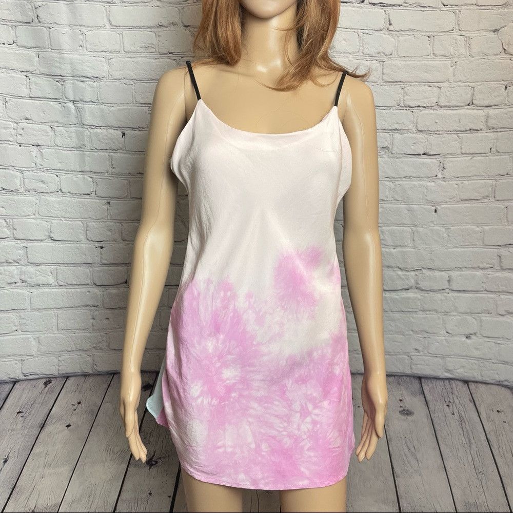 Other Lola Haze Baby Doll Tie-Dye Silk Chemise Cami Size M Size ONE SIZE - 2 Thumbnail
