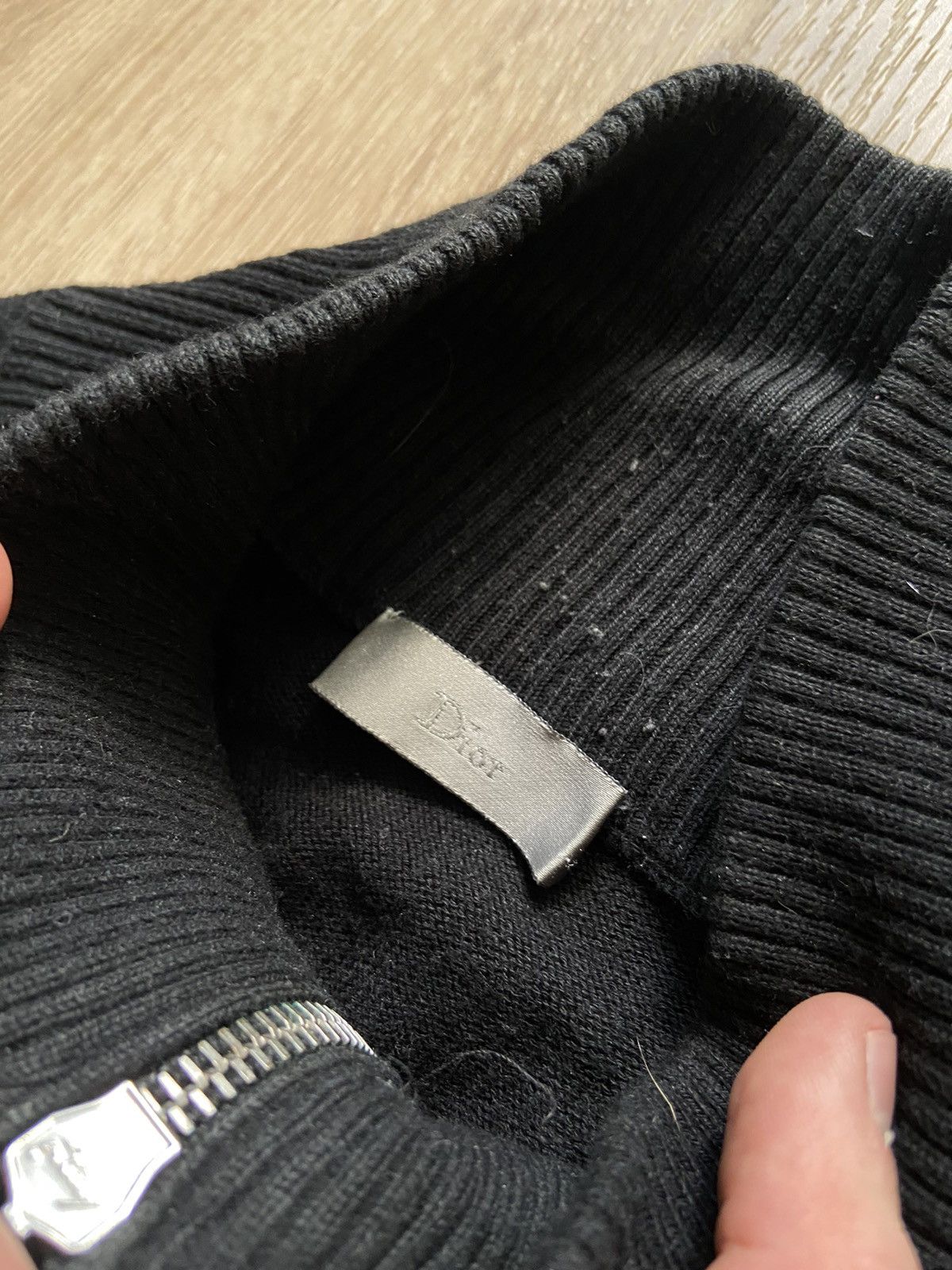 Dior Dior Homme Black Zip-Up Turtleneck Size US L / EU 52-54 / 3 - 6 Thumbnail