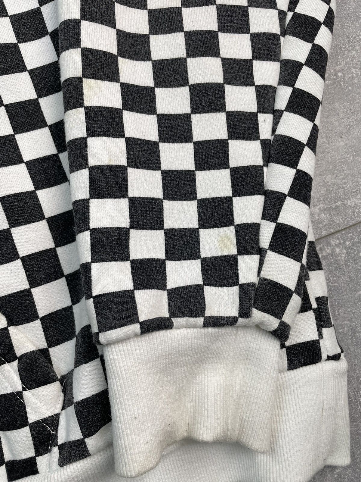 Vintage Childish Checkered Vintage Skate Hoodie Y2K Size US XL / EU 56 / 4 - 7 Thumbnail