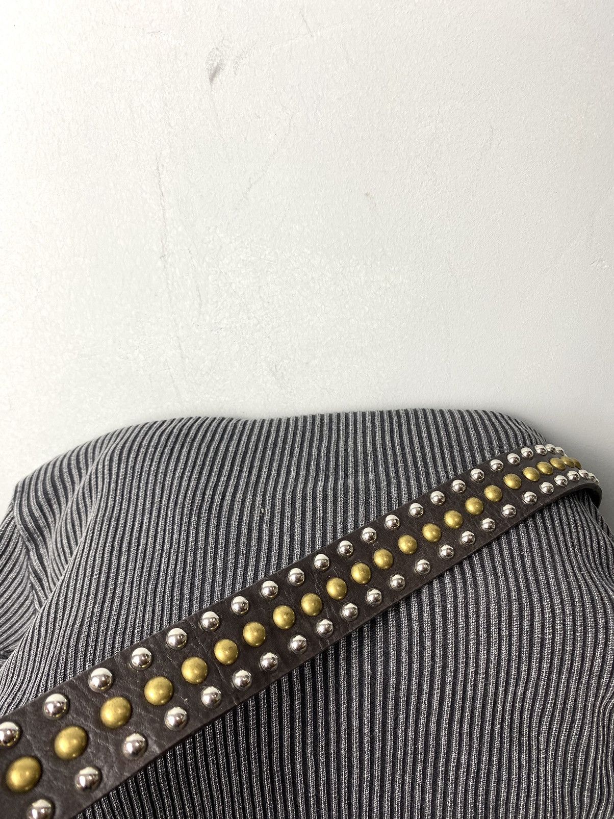 Japanese Brand Y2K Vintage Metal Leather Belt Hype Drip Size ONE SIZE - 4 Thumbnail