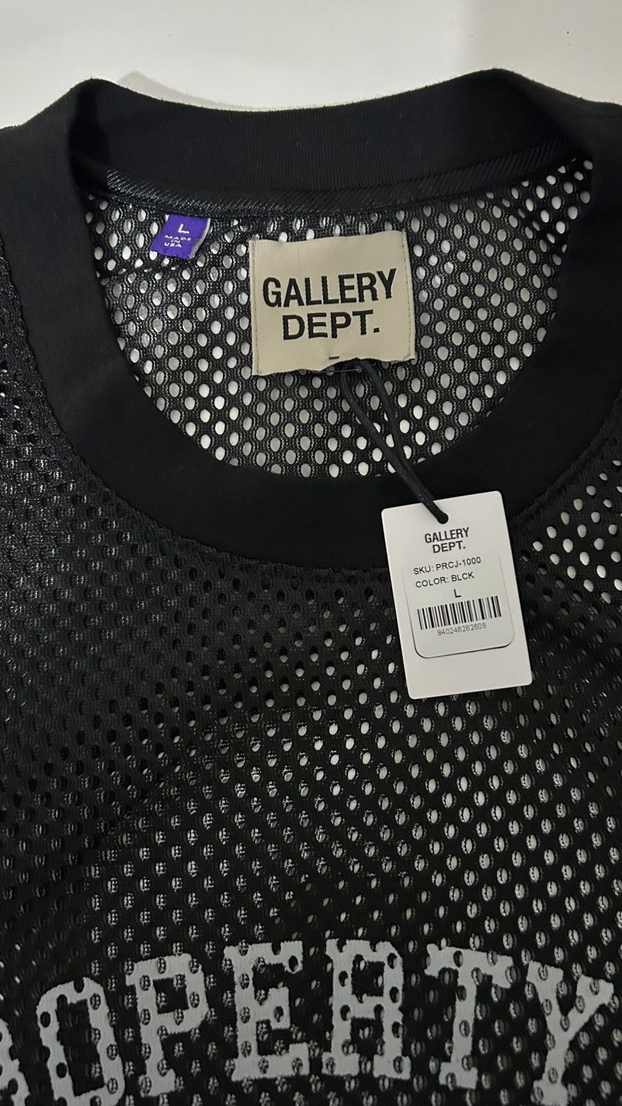 Gallery Dept. GALLERY DEPT Practice Jersey Black Size: Large Size US L / EU 52-54 / 3 - 8 Thumbnail