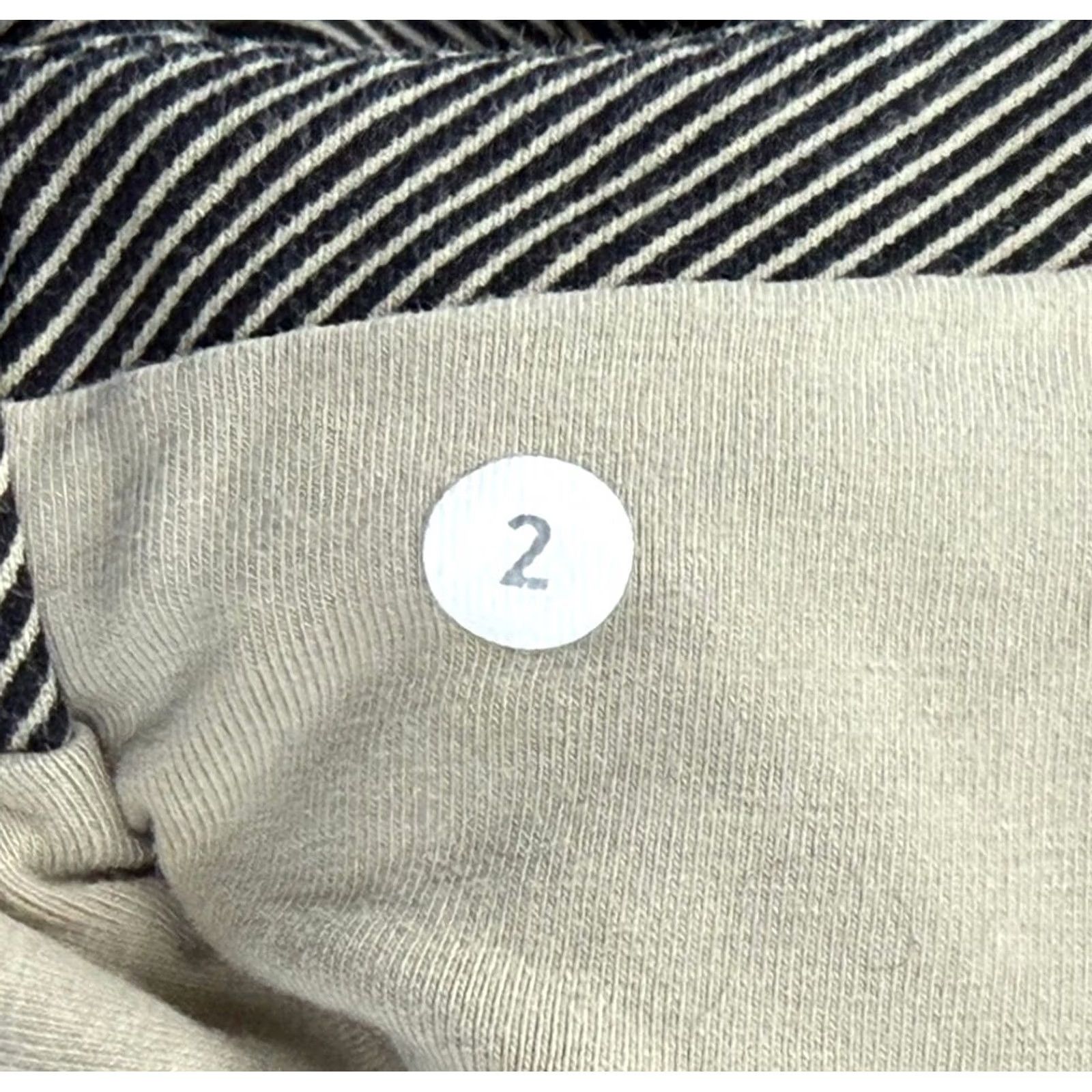 Lululemon Lululemon Movement Jacket Striped Black Mojave Tan Size 2 Women Multicolor Cotton Blend Zip Jacket Size XS / US 0-2 / IT 36-38 - 3 Thumbnail