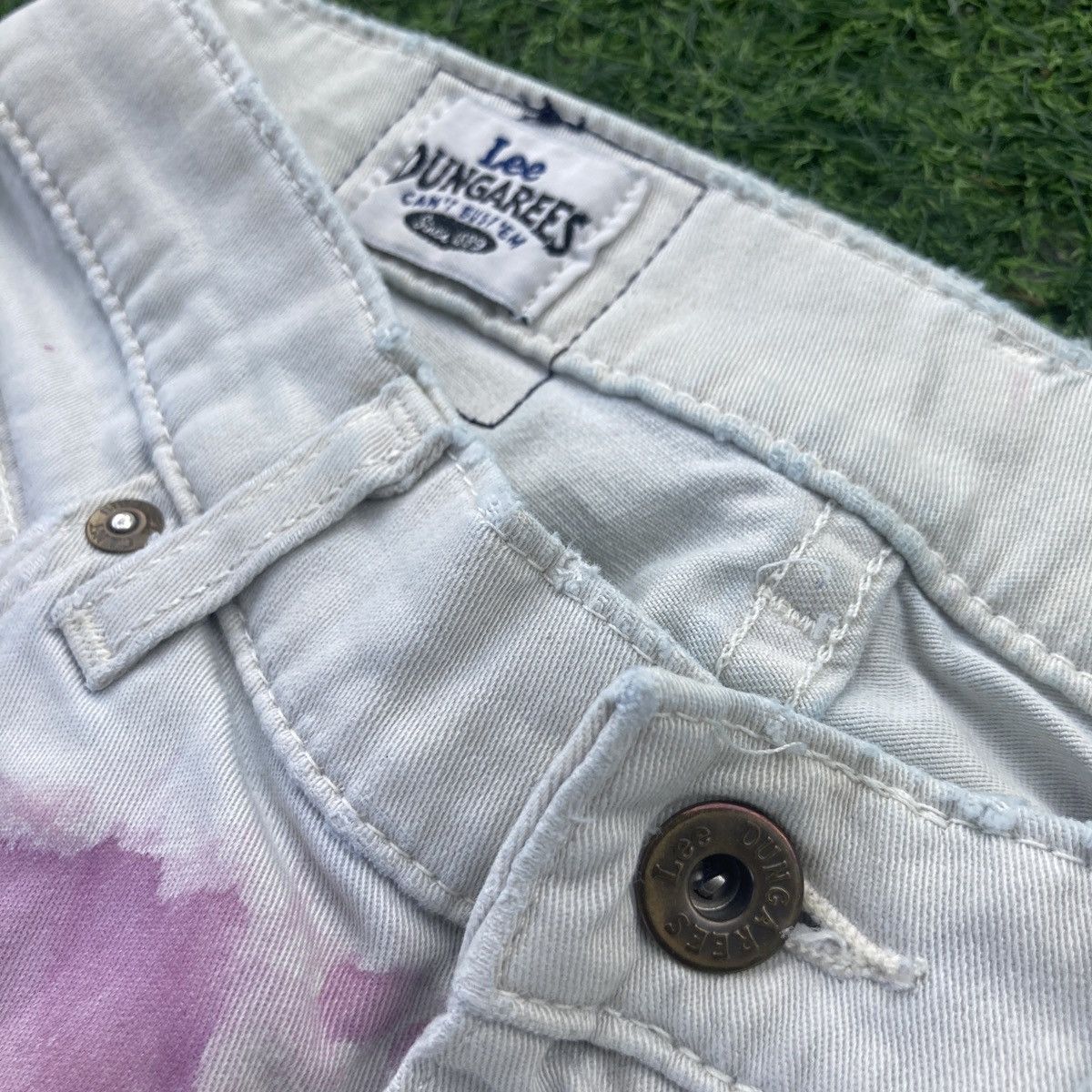 Lee LEE DUNGAREES BOOTCUTS TIE DYE PANTS Size 28" / US 6 / IT 42 - 8 Thumbnail