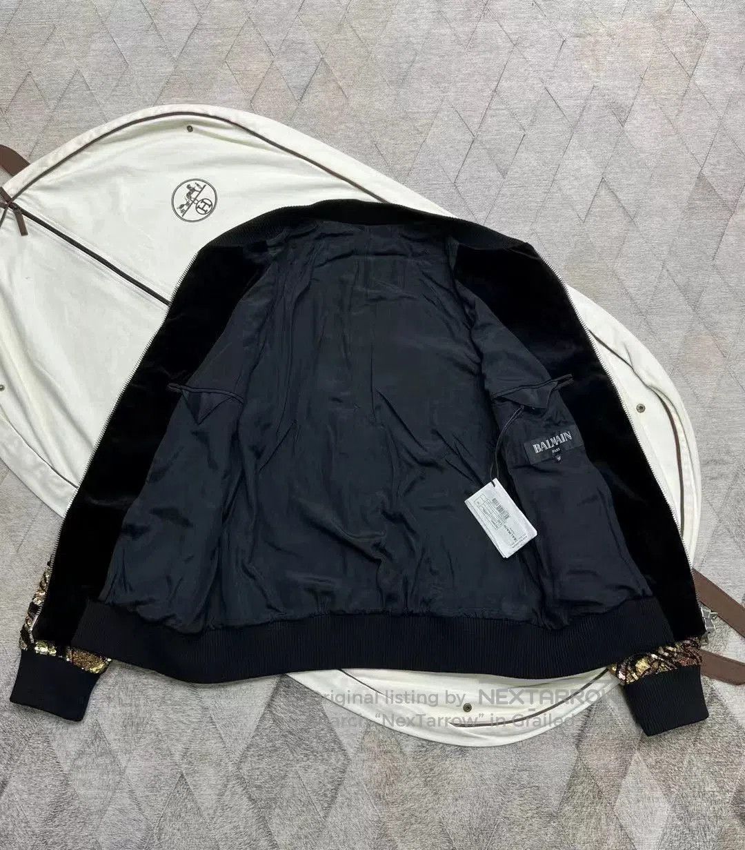 Balmain Balmain Tiger Jacket with Scale Beads. Size US M / EU 48-50 / 2 - 7 Thumbnail