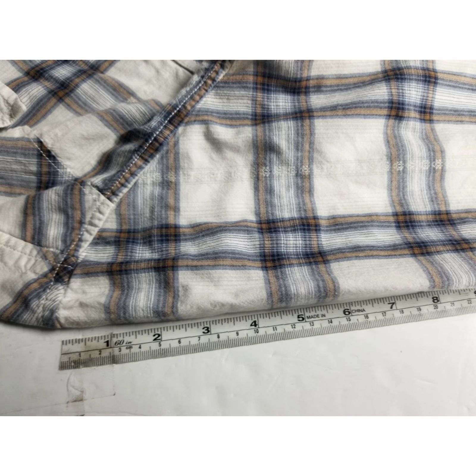 Lucky Brand Lucky Brand Western Shirt Plaid Button-Up Snaps Long Sleeve Men Small Multicolor Cotton Pocketed All Seasons Casual Travel Workwear Stains Size US S / EU 44-46 / 1 - 7 Thumbnail