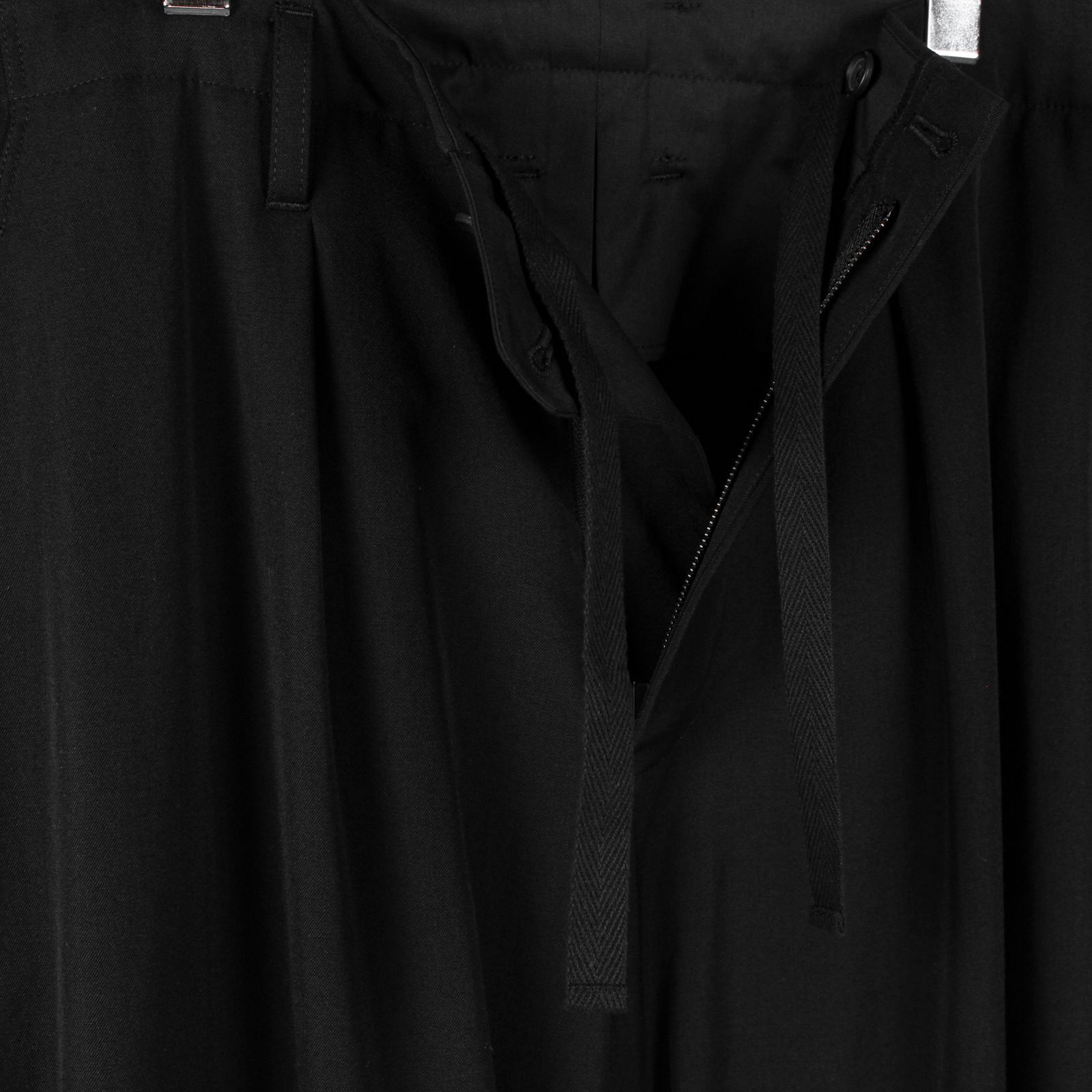 Yohji Yamamoto Yohji Yamamoto Pour Homme - W/Gabardine Hem Belt Pants Size US 30 / EU 46 - 6 Thumbnail