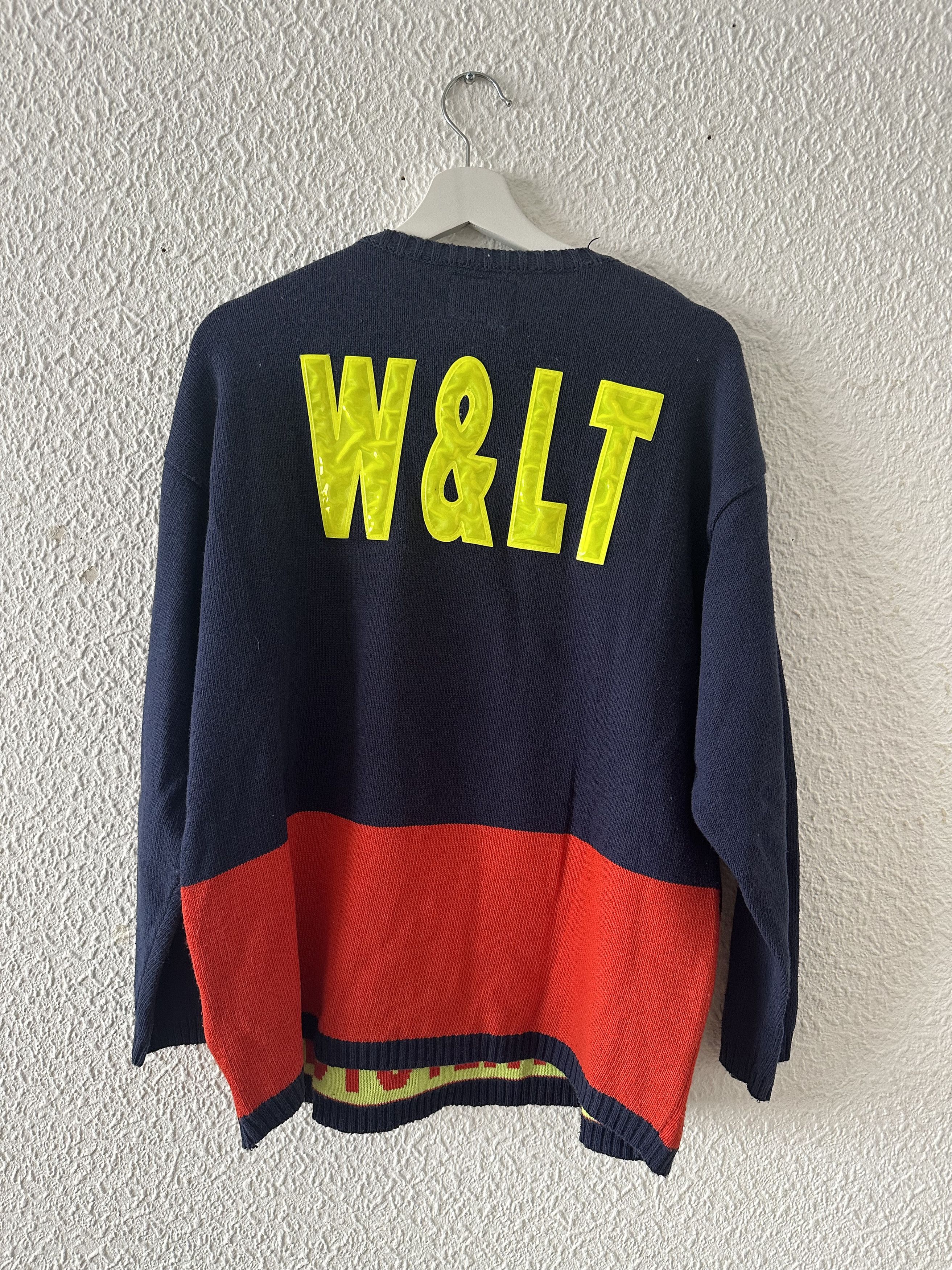 Walter Van Beirendonck 💋 W&LT “Kiss the Future” Knitted Crewneck — Archive Size US L / EU 52-54 / 3 - 2 Thumbnail