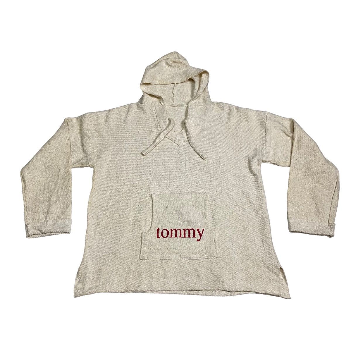 Tommy Hilfiger × Vintage Tommy Hilfiger Mexico Hoodie Pullover Baja Sweater Poncho Size US L / EU 52-54 / 3 - 5 Thumbnail