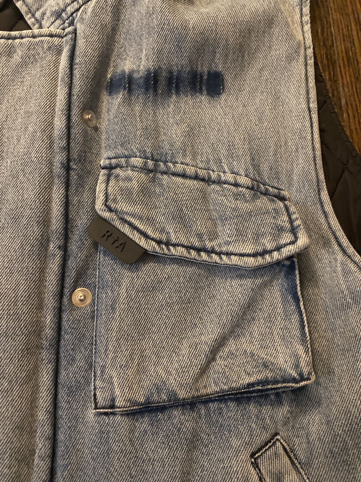 Rta RtA Denim Vest Size Large Size US L / EU 52-54 / 3 - 2 Thumbnail