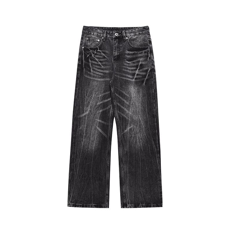 Vintage High Street Vibe Lightning Straight-Leg Flare Jeans Size US 32 / EU 48 - 1 Thumbnail