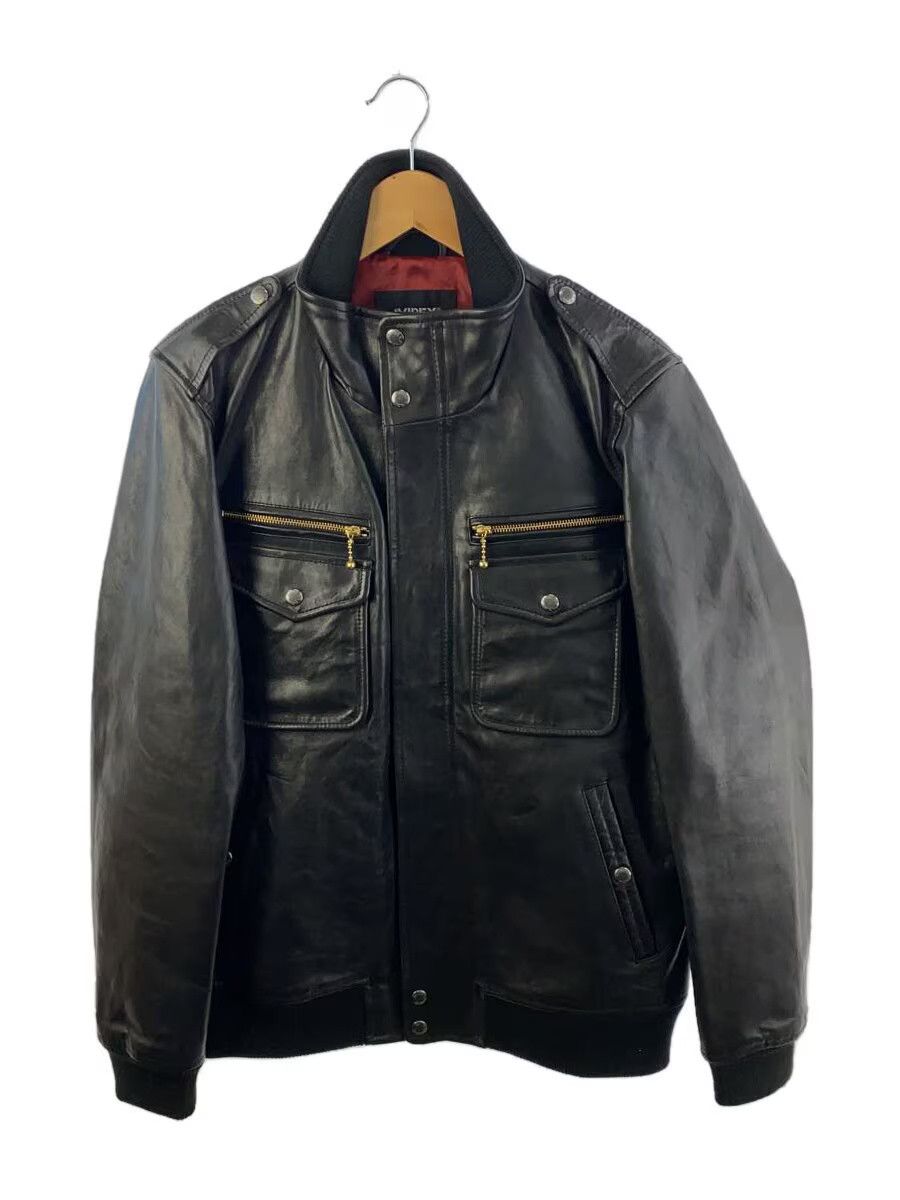 Avirex Avirex Sheep Leather Jacket Blouson Black Size US L / EU 52-54 / 3 - 1 Thumbnail