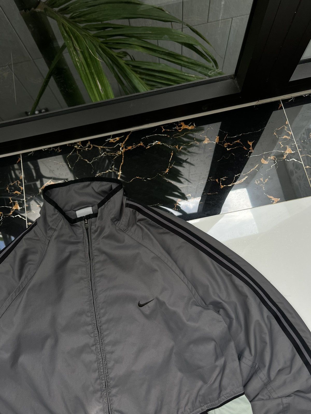 Nike × Vintage 90's NIKE RETRO RARE Y2K SWOOSH LOGO TRACK JACKET Size US M / EU 48-50 / 2 - 5 Thumbnail