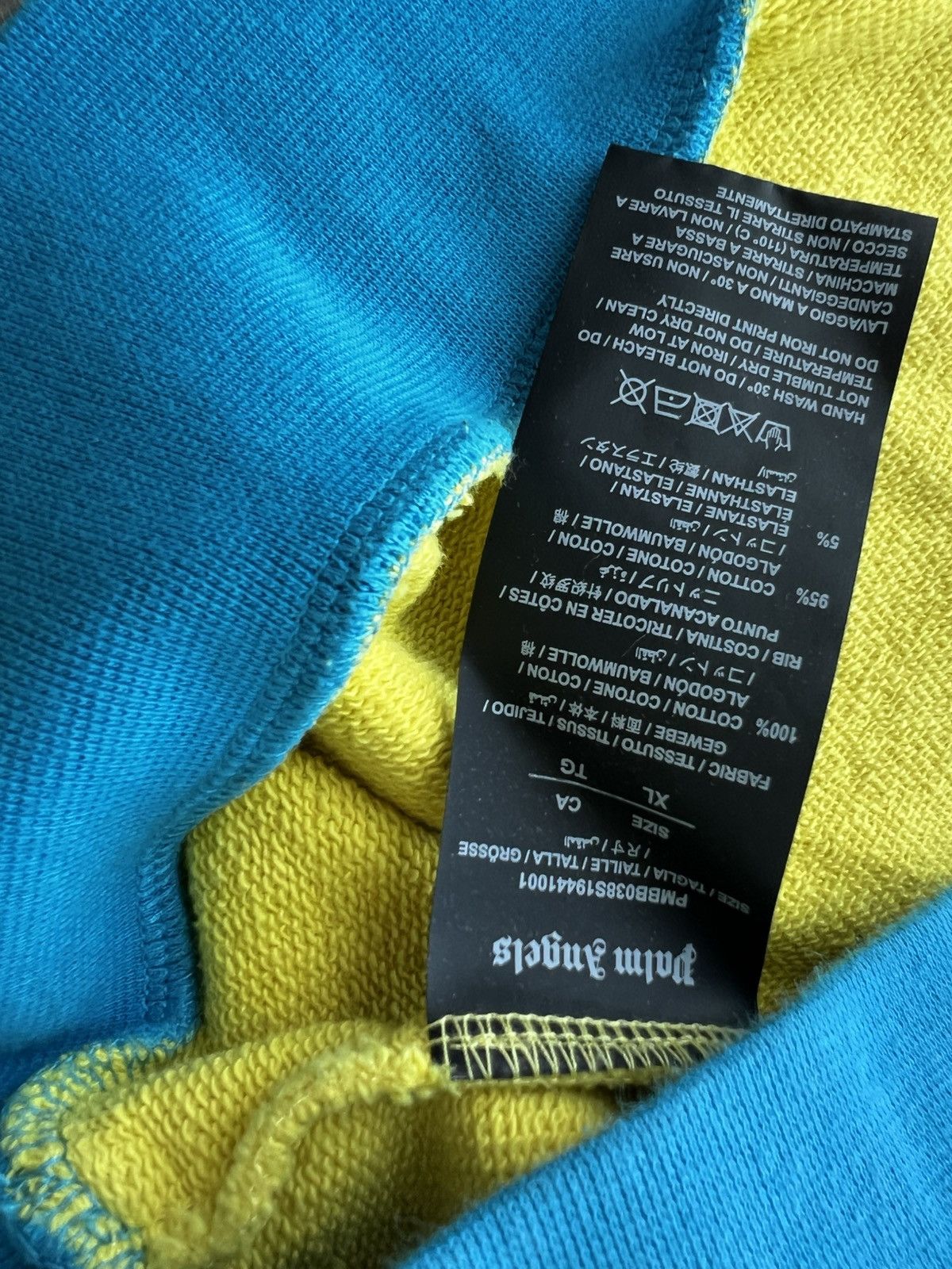 Palm Angels PALM ANGELS Color-block Hoodie Size US XL / EU 56 / 4 - 8 Thumbnail